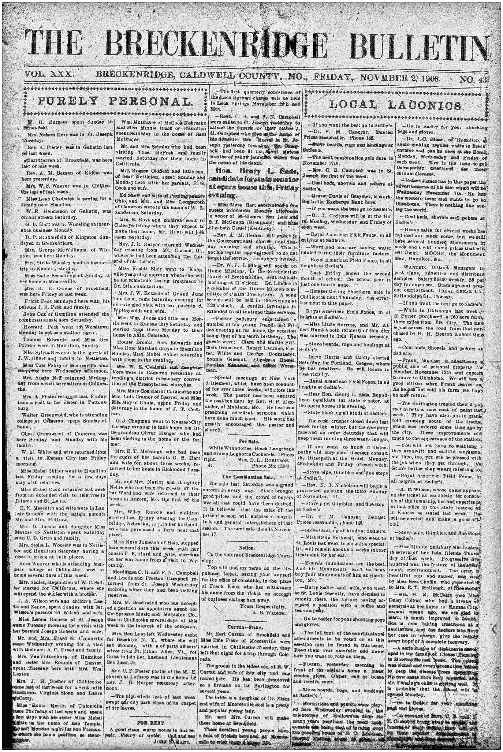 [Breckenridge Bulletin]