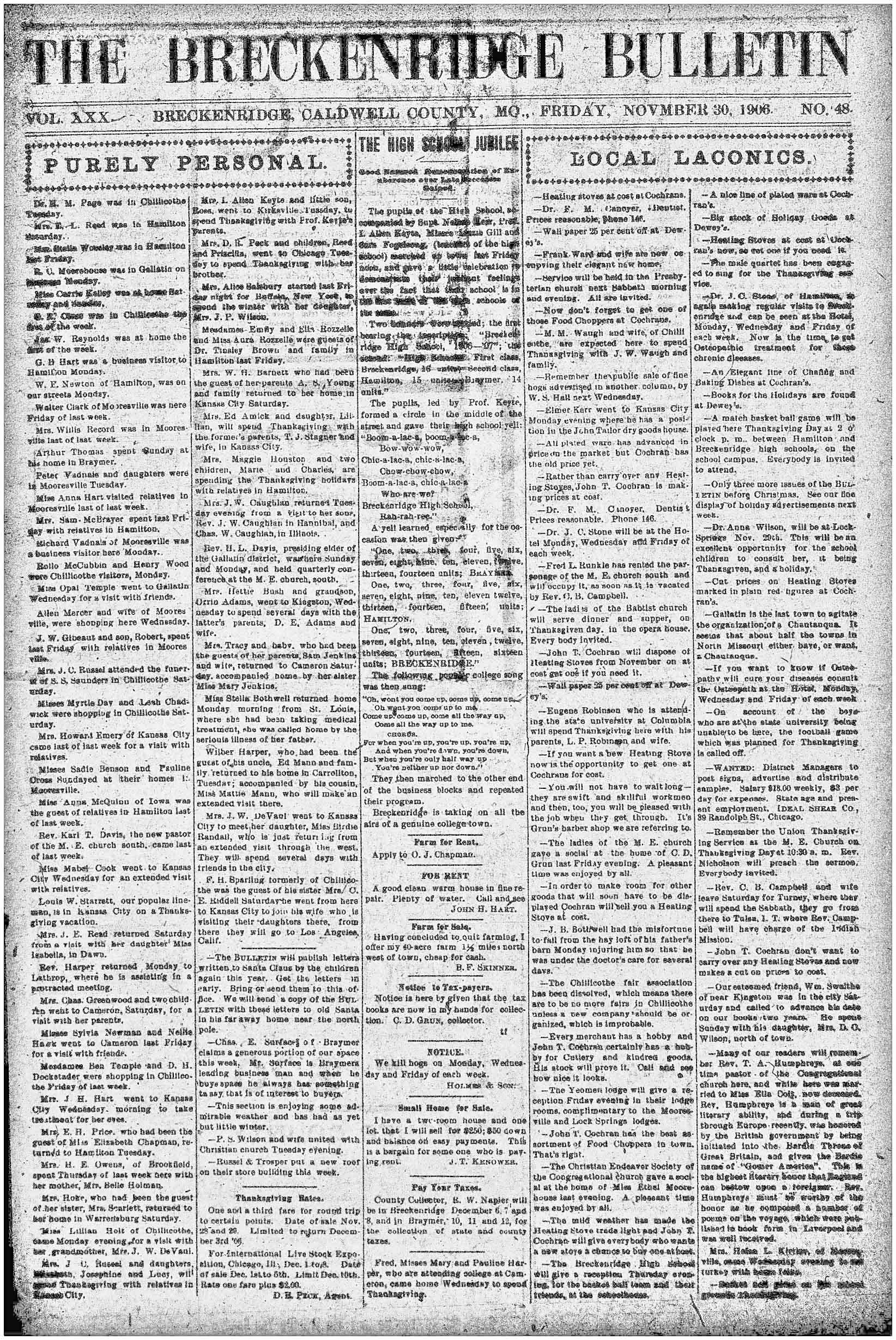 [Breckenridge Bulletin]