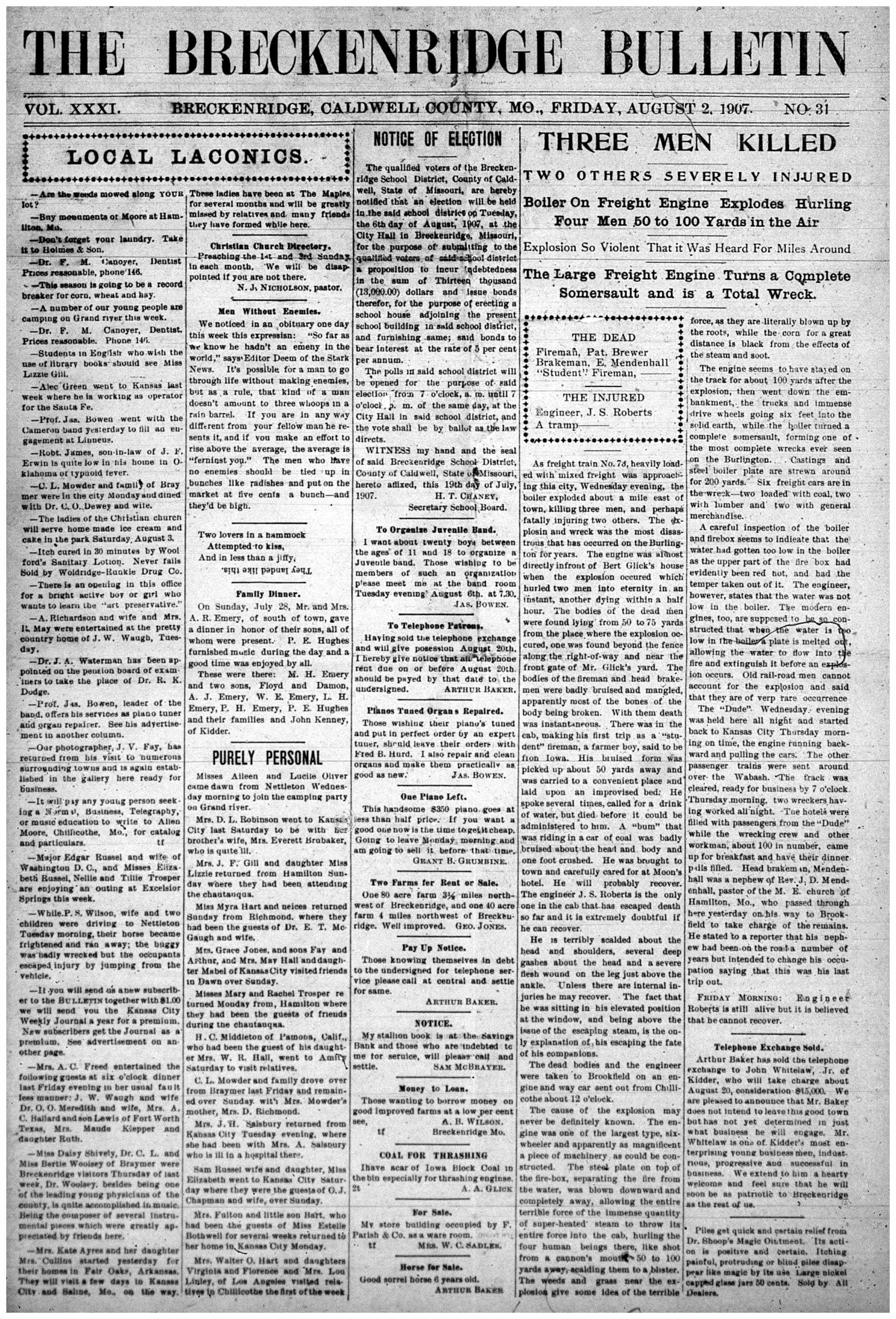 [Breckenridge Bulletin]