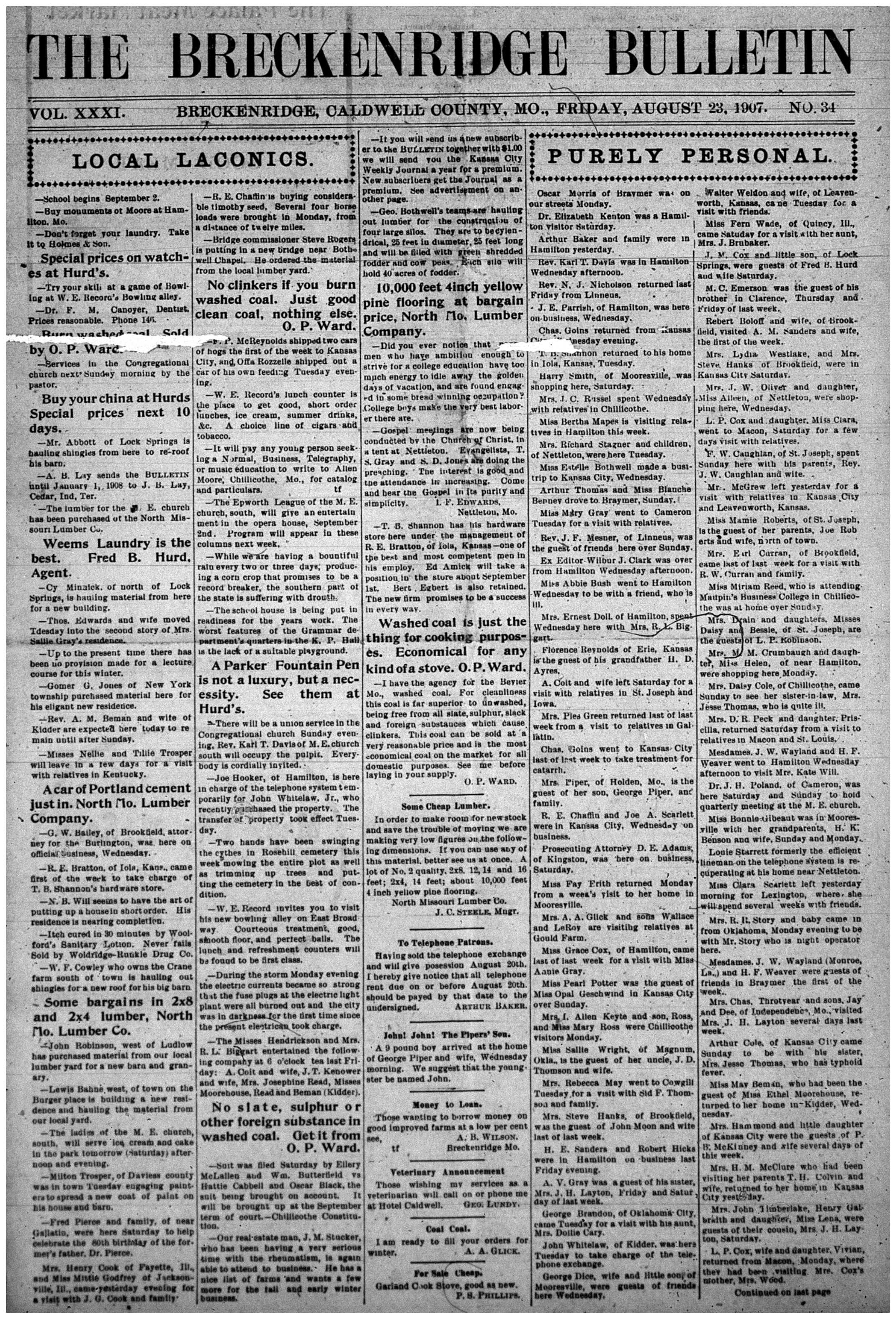 [Breckenridge Bulletin]