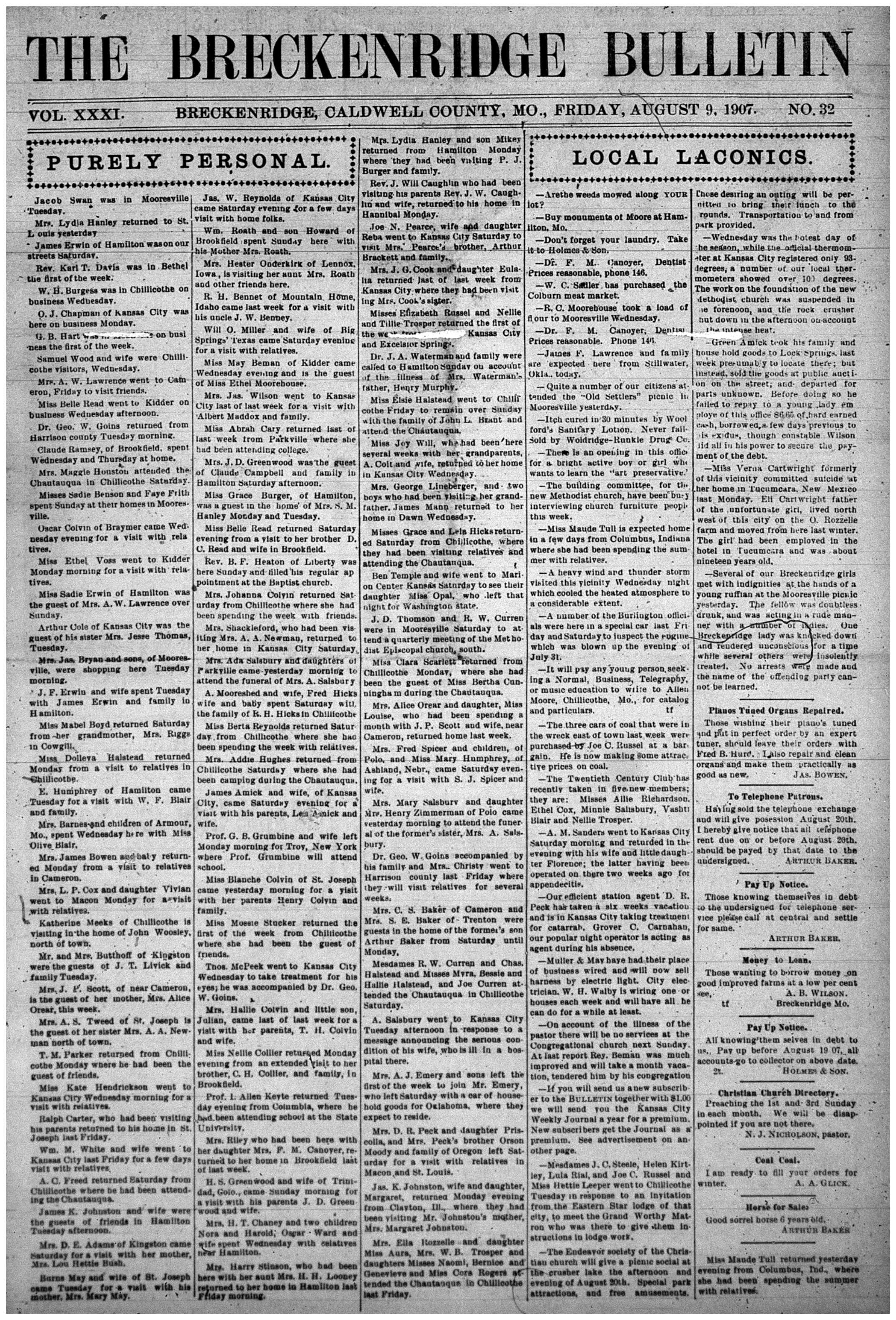 [Breckenridge Bulletin]