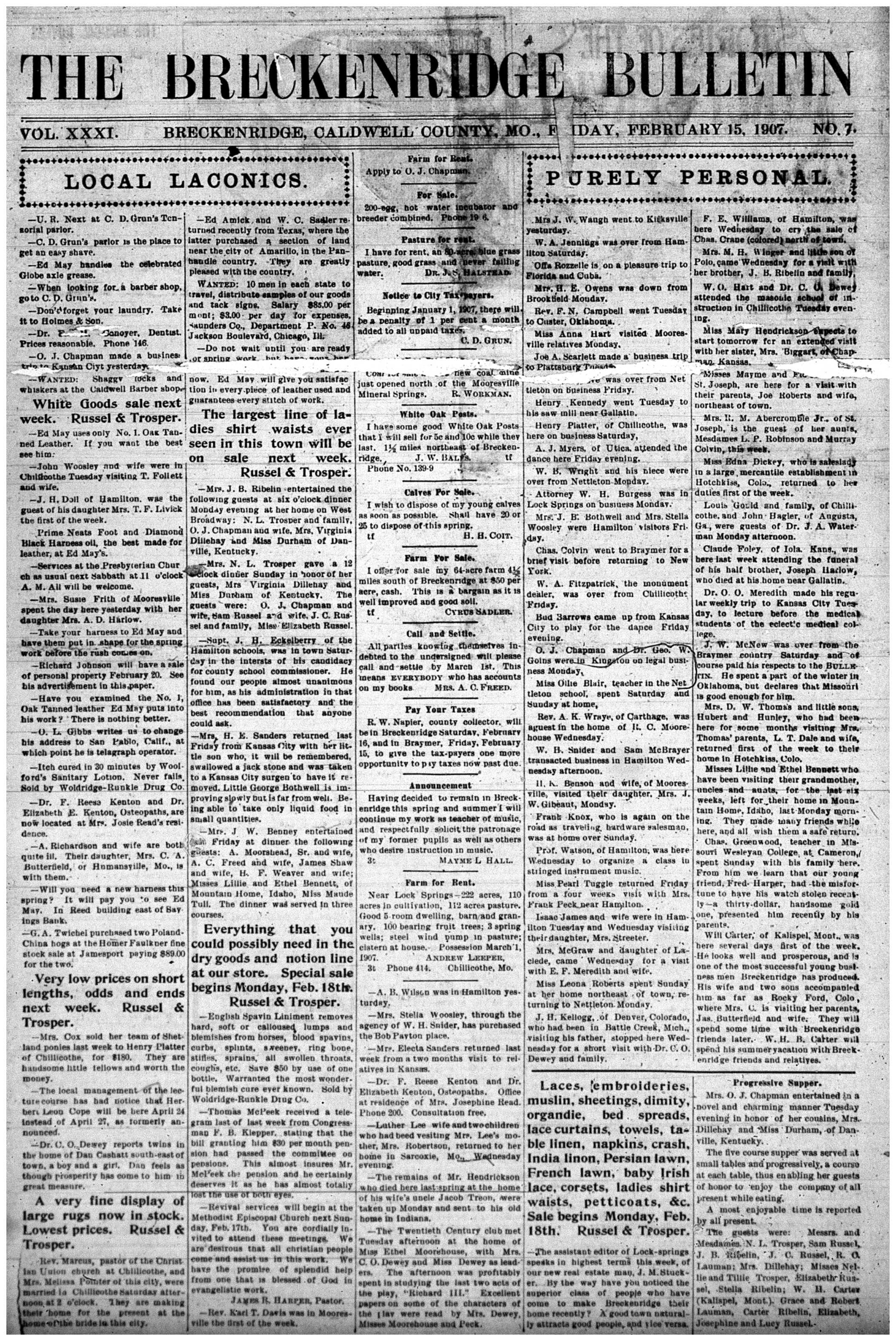 [Breckenridge Bulletin]