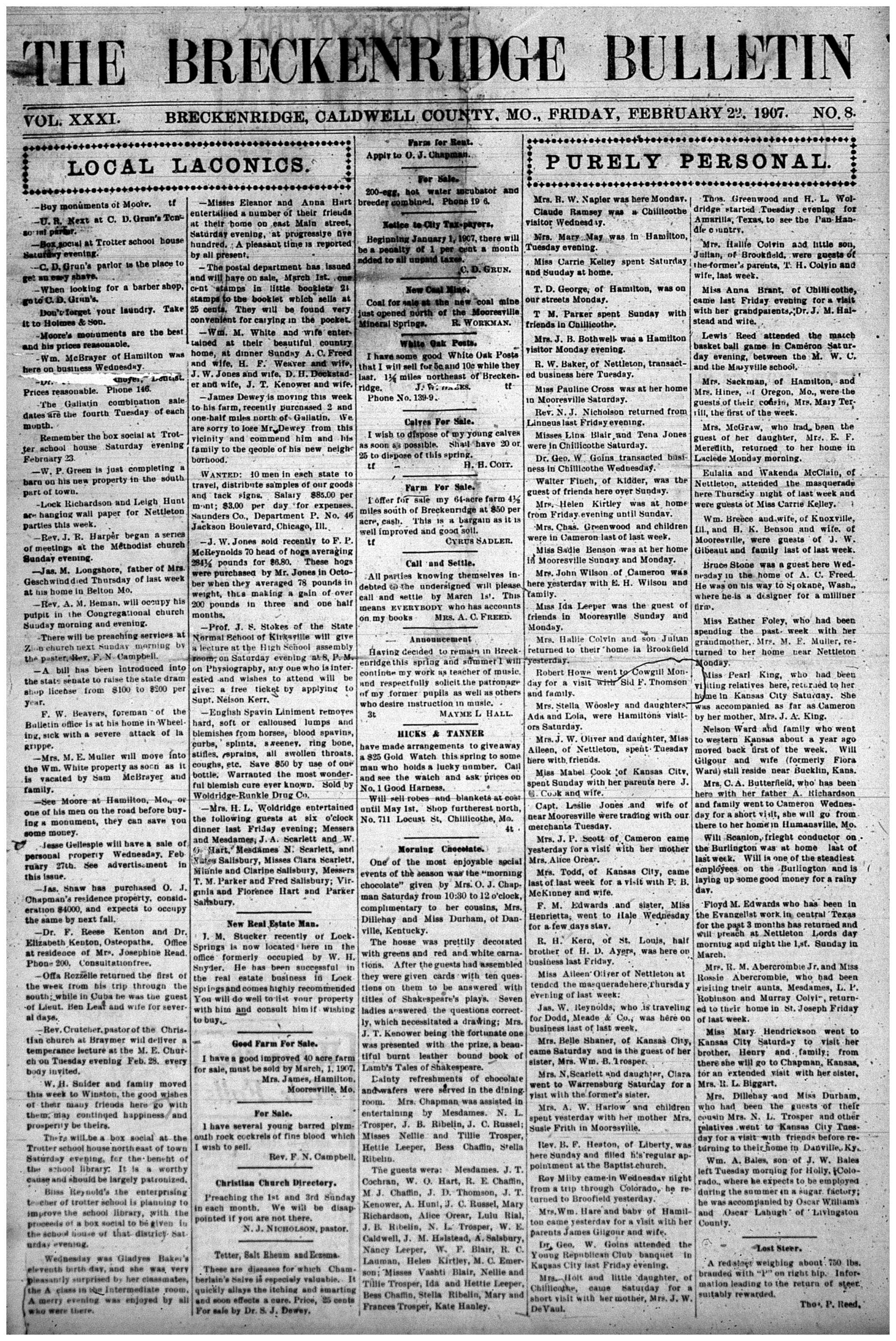 [Breckenridge Bulletin]