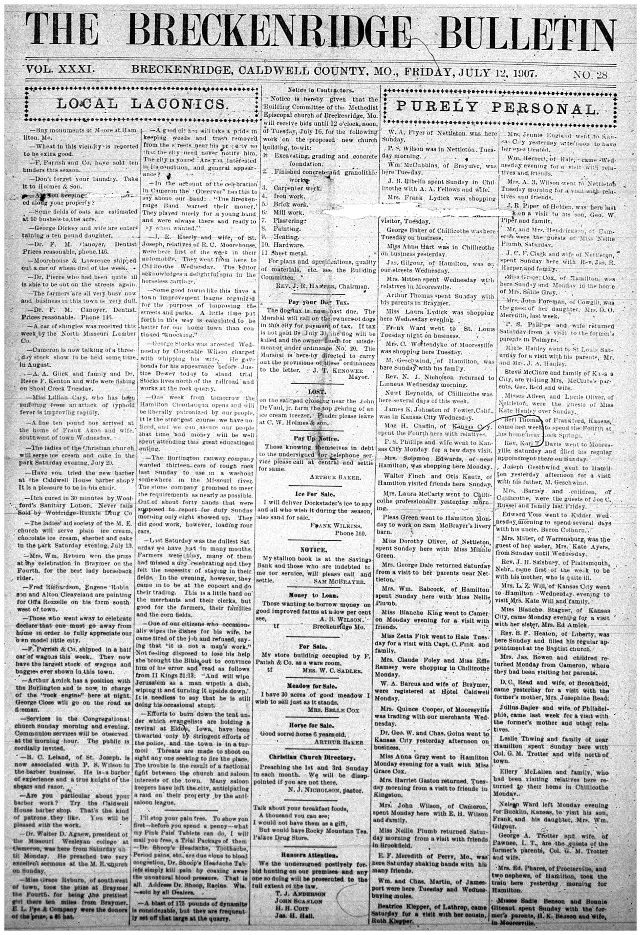 [Breckenridge Bulletin]