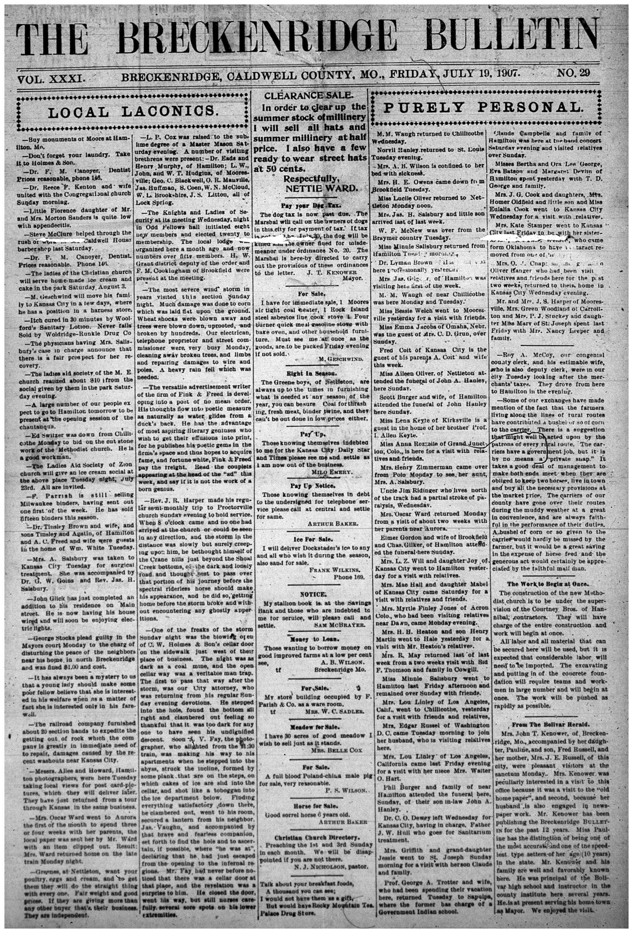 [Breckenridge Bulletin]