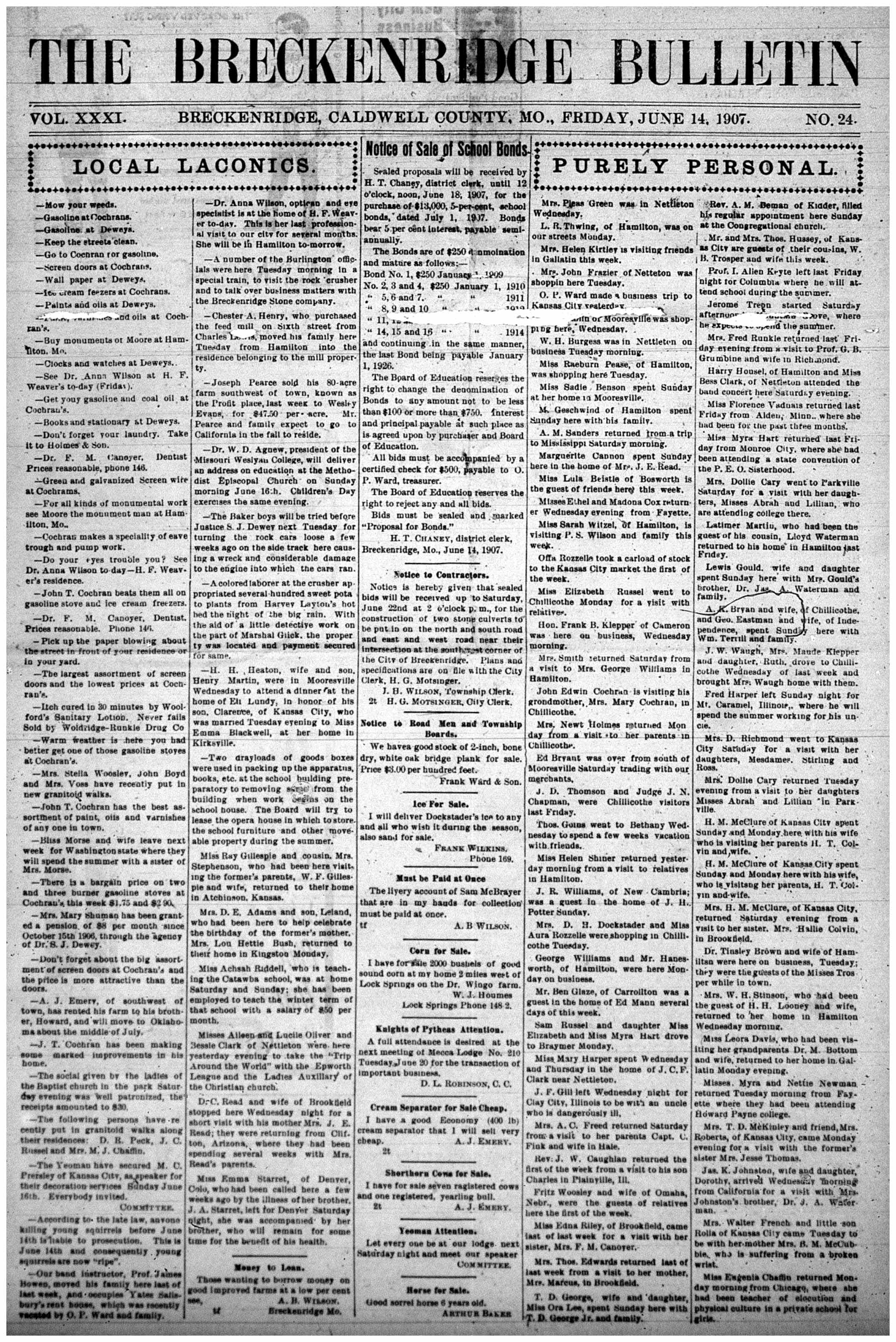 [Breckenridge Bulletin]