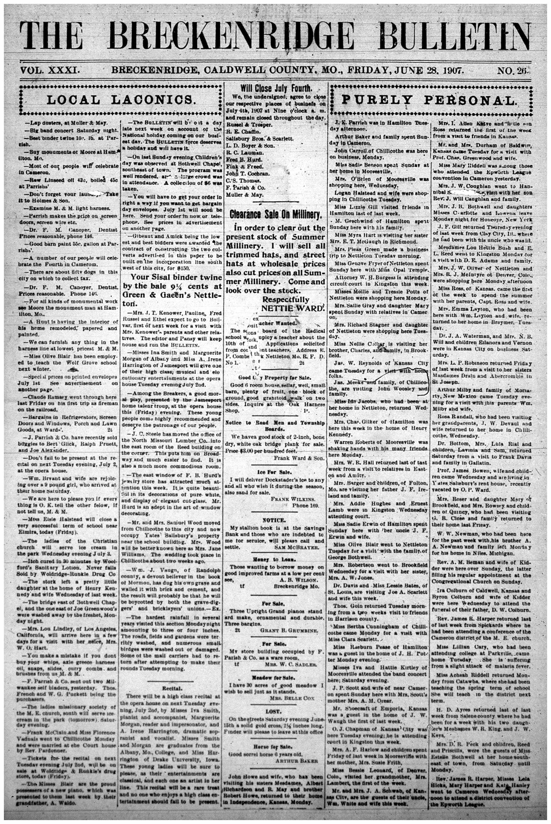 [Breckenridge Bulletin]