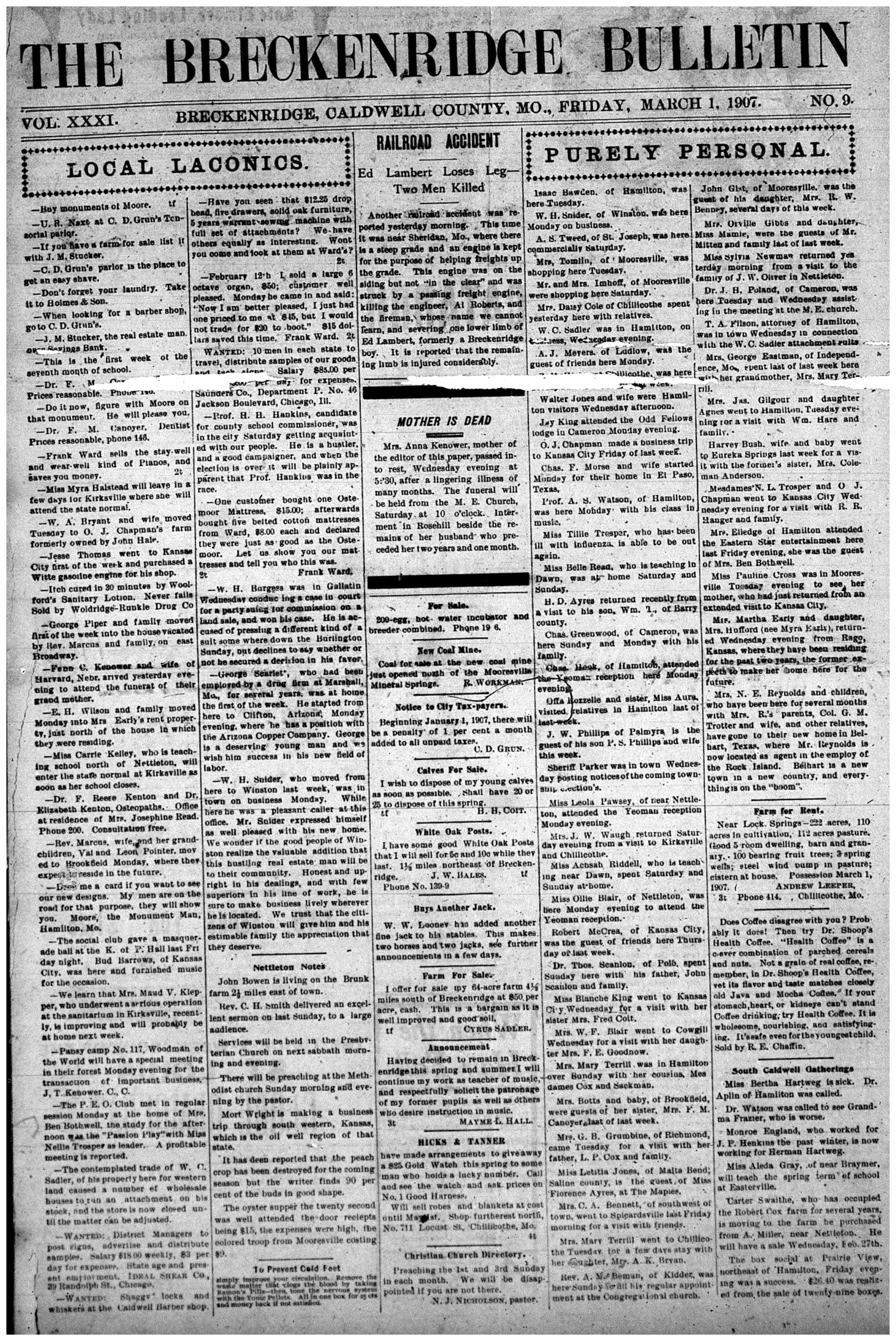 [Breckenridge Bulletin]