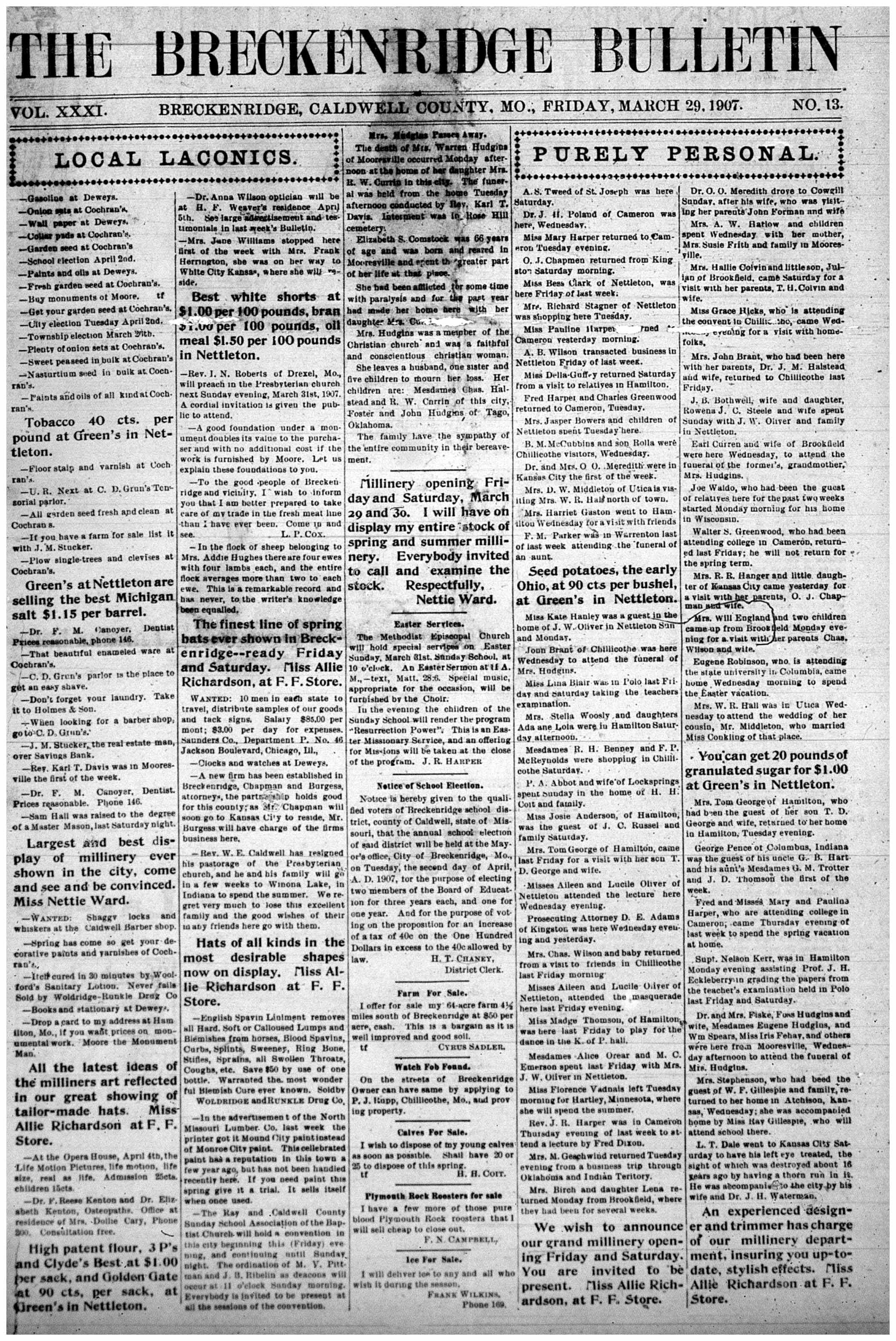 [Breckenridge Bulletin]