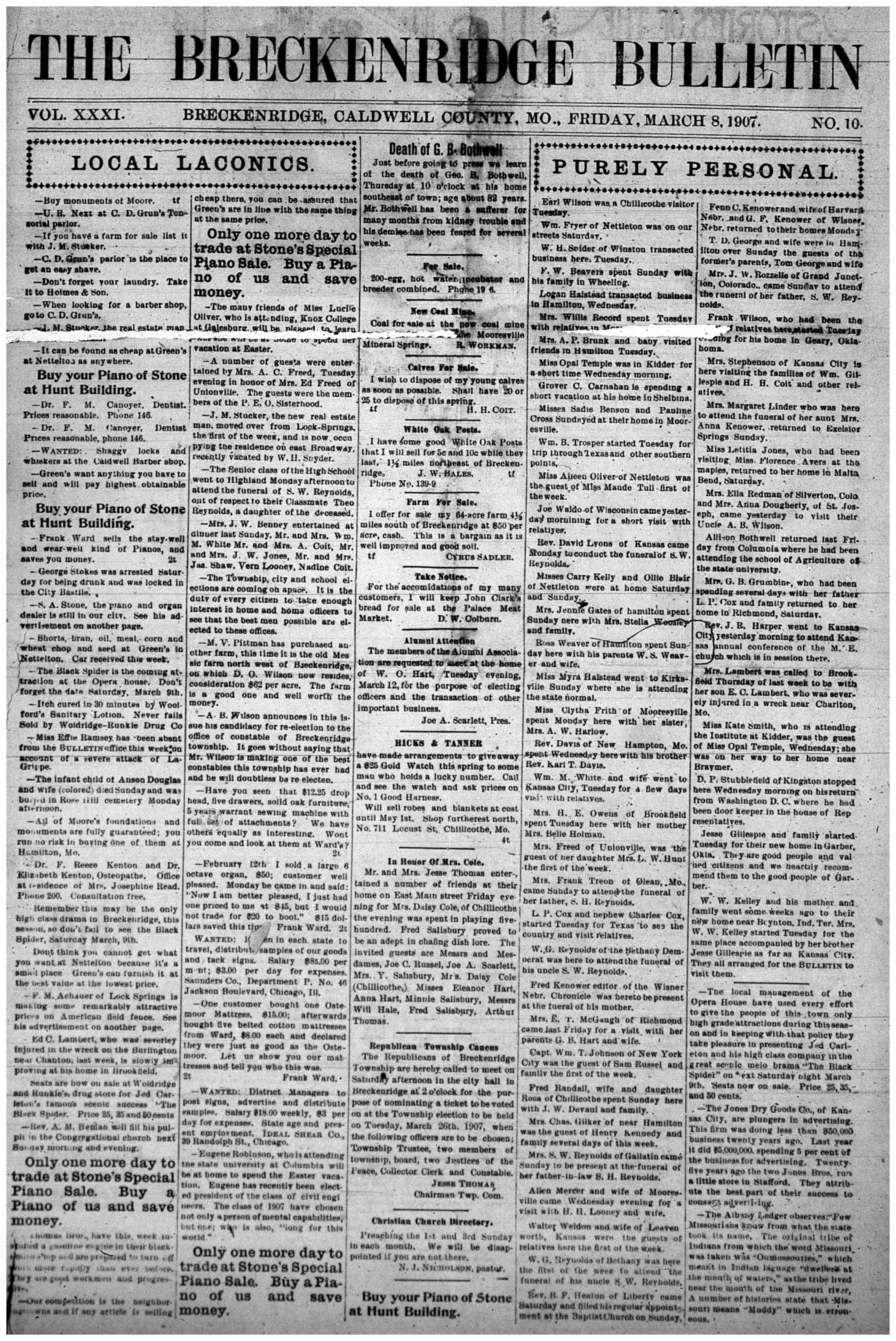 [Breckenridge Bulletin]