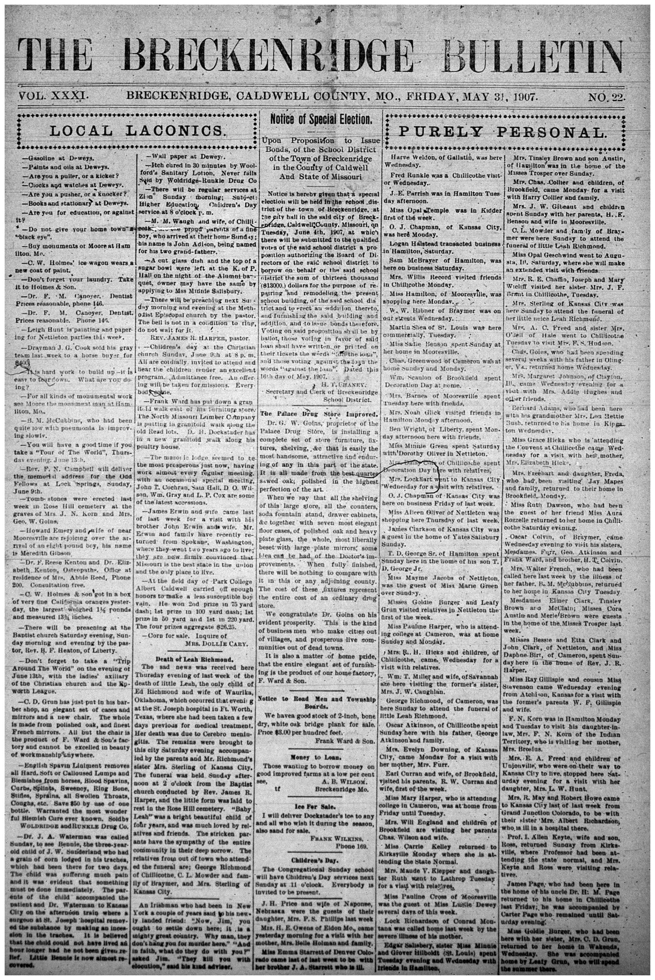 [Breckenridge Bulletin]