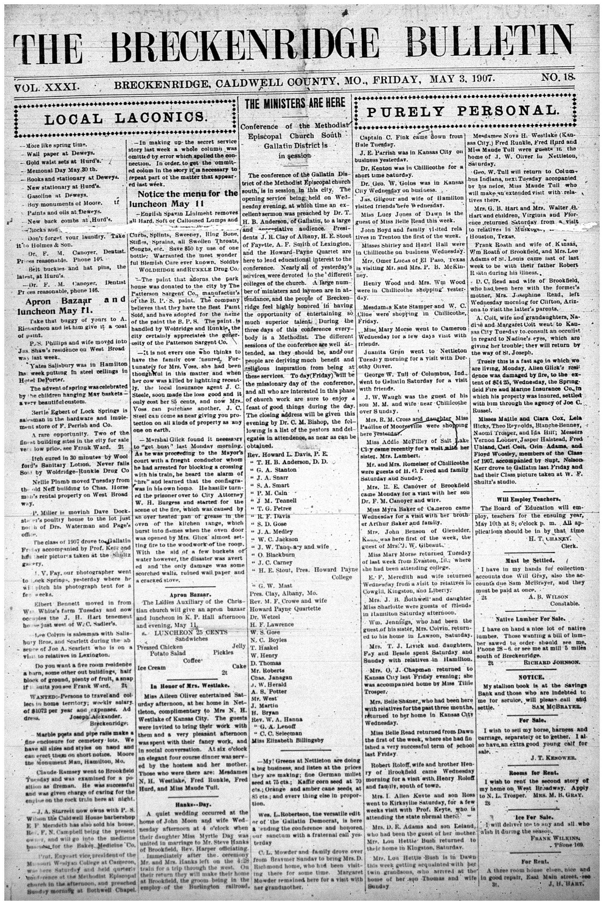 [Breckenridge Bulletin]