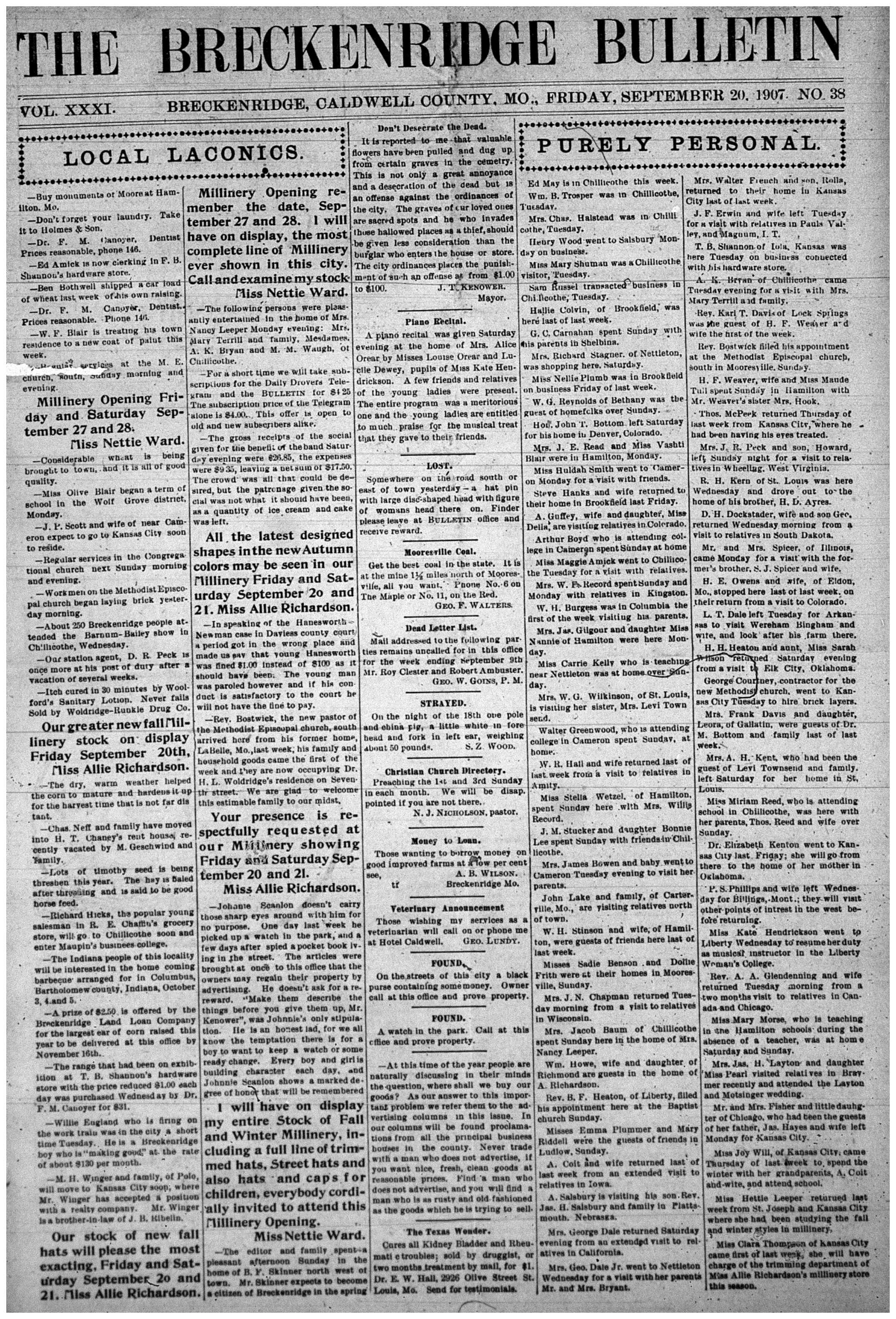 [Breckenridge Bulletin]