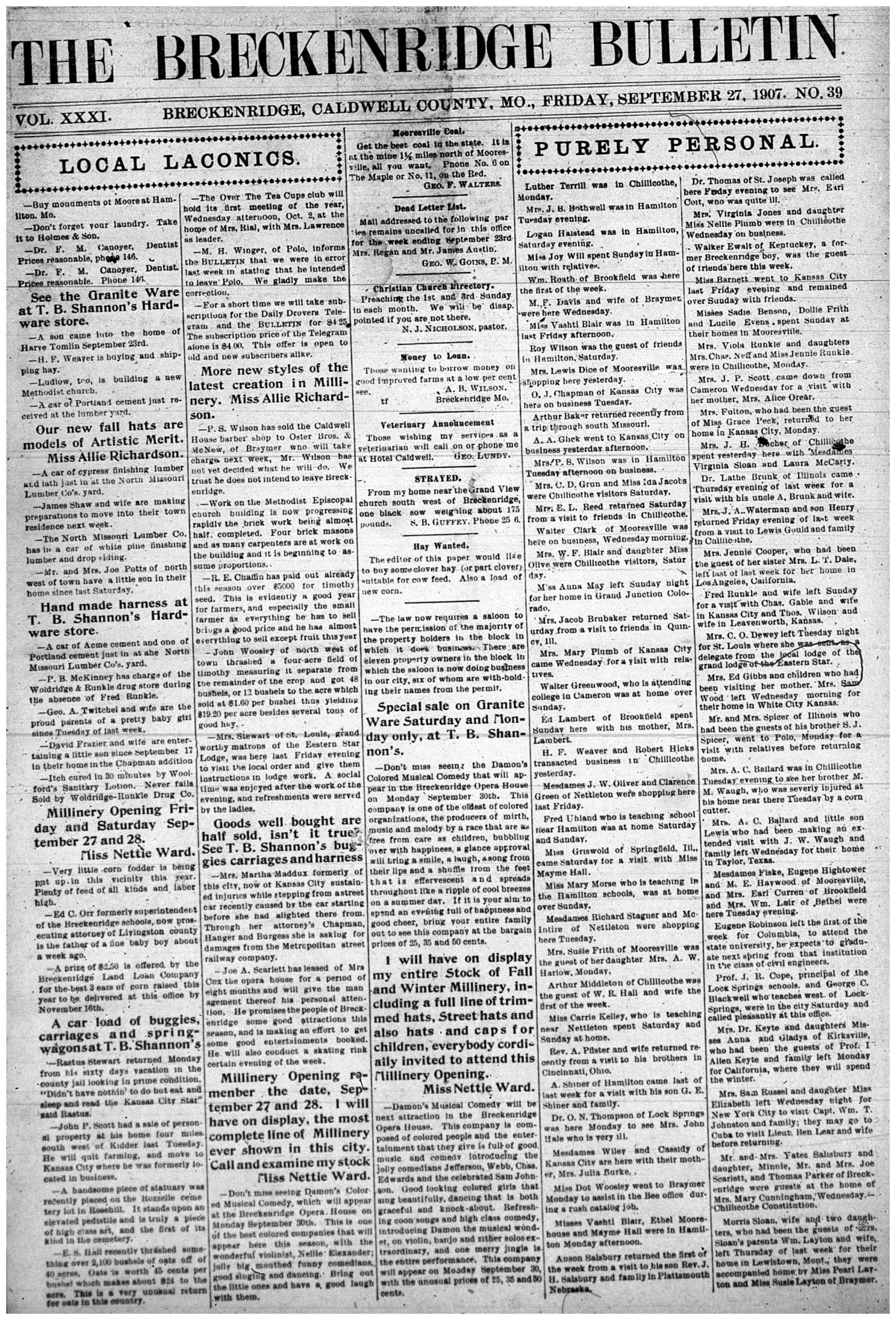 [Breckenridge Bulletin]