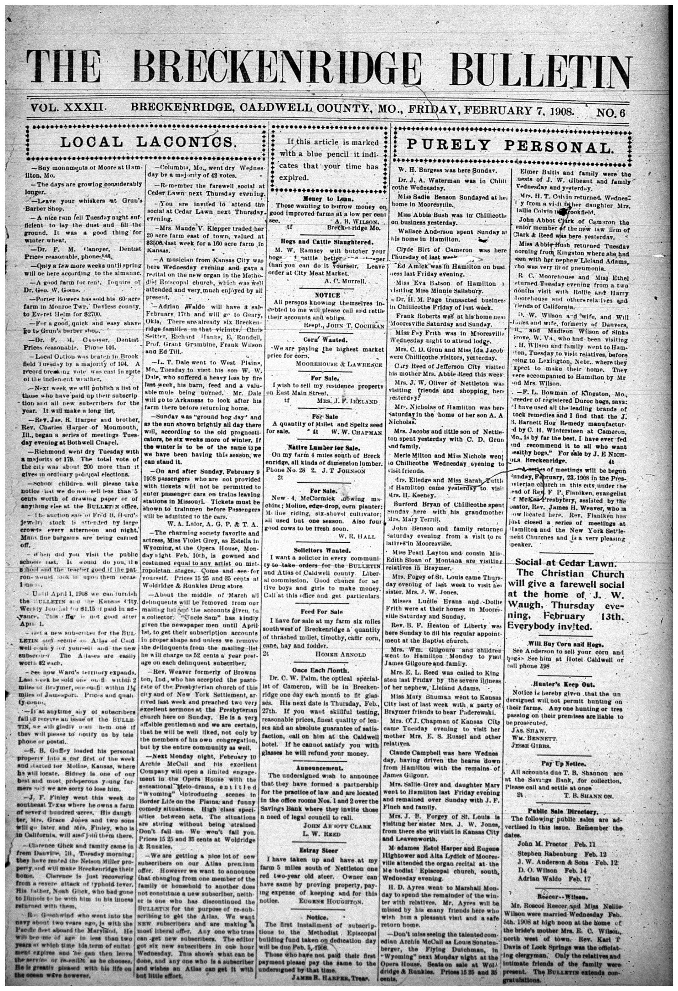 [Breckenridge Bulletin]