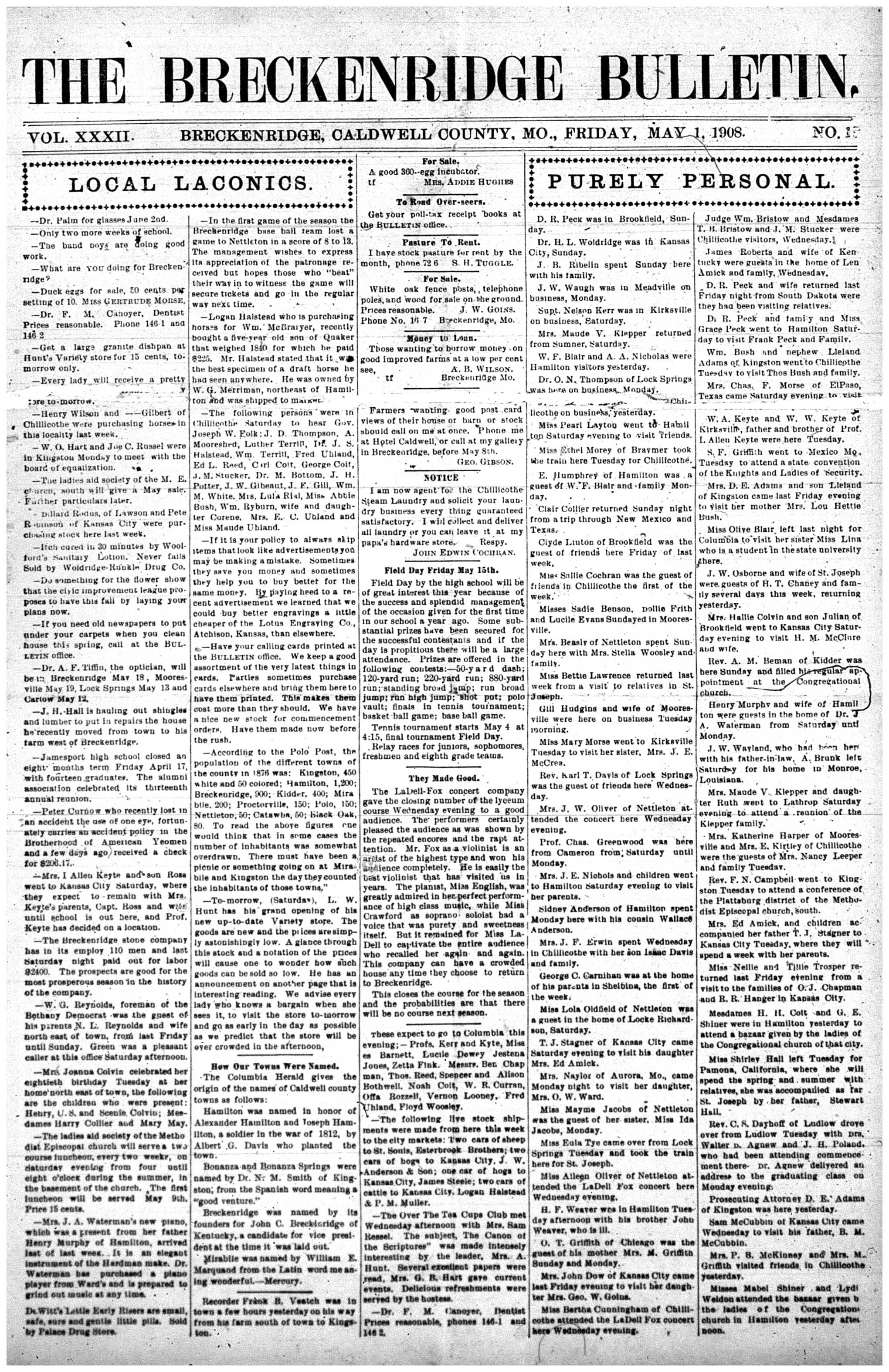 [Breckenridge Bulletin]