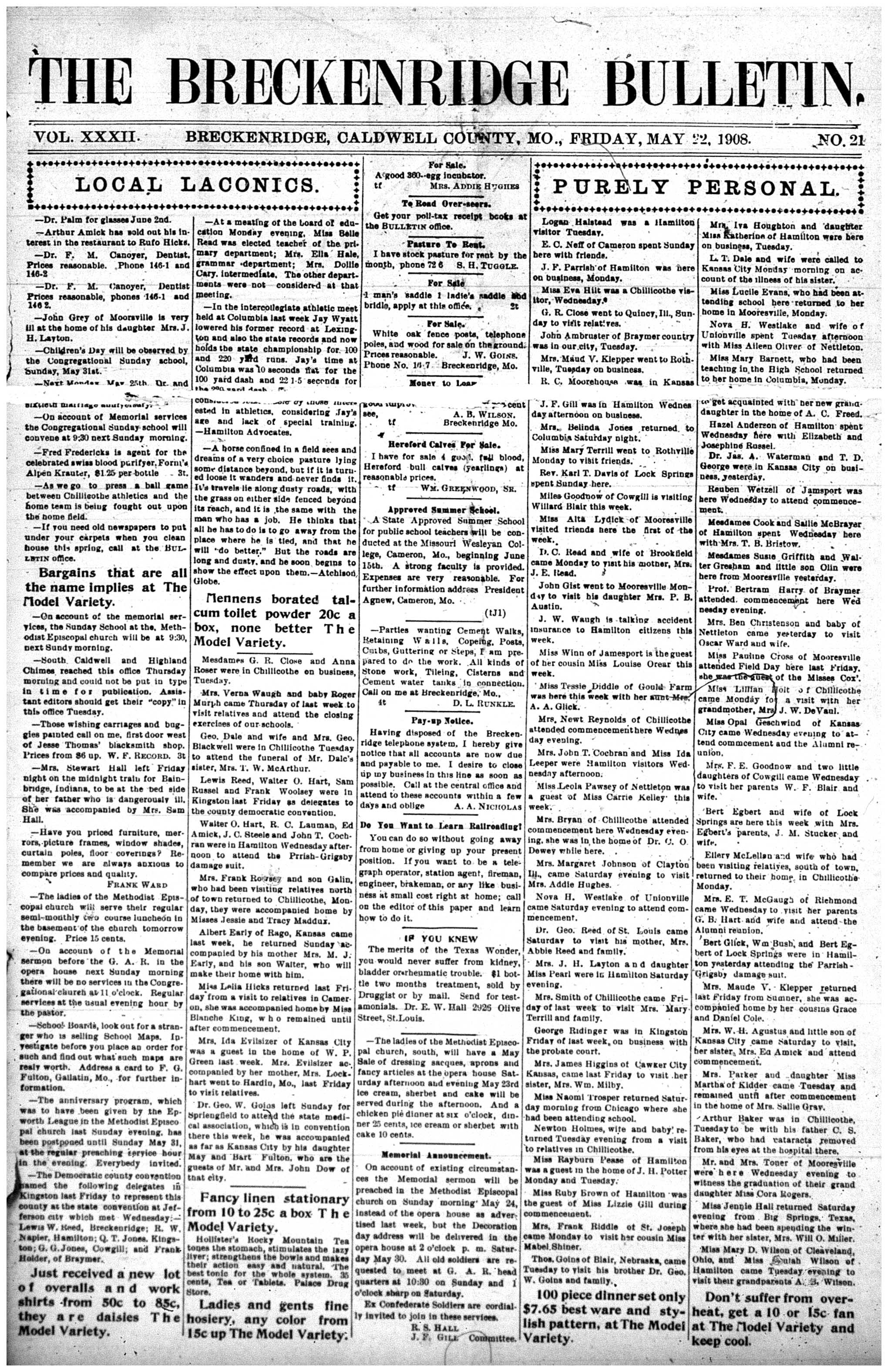 [Breckenridge Bulletin]