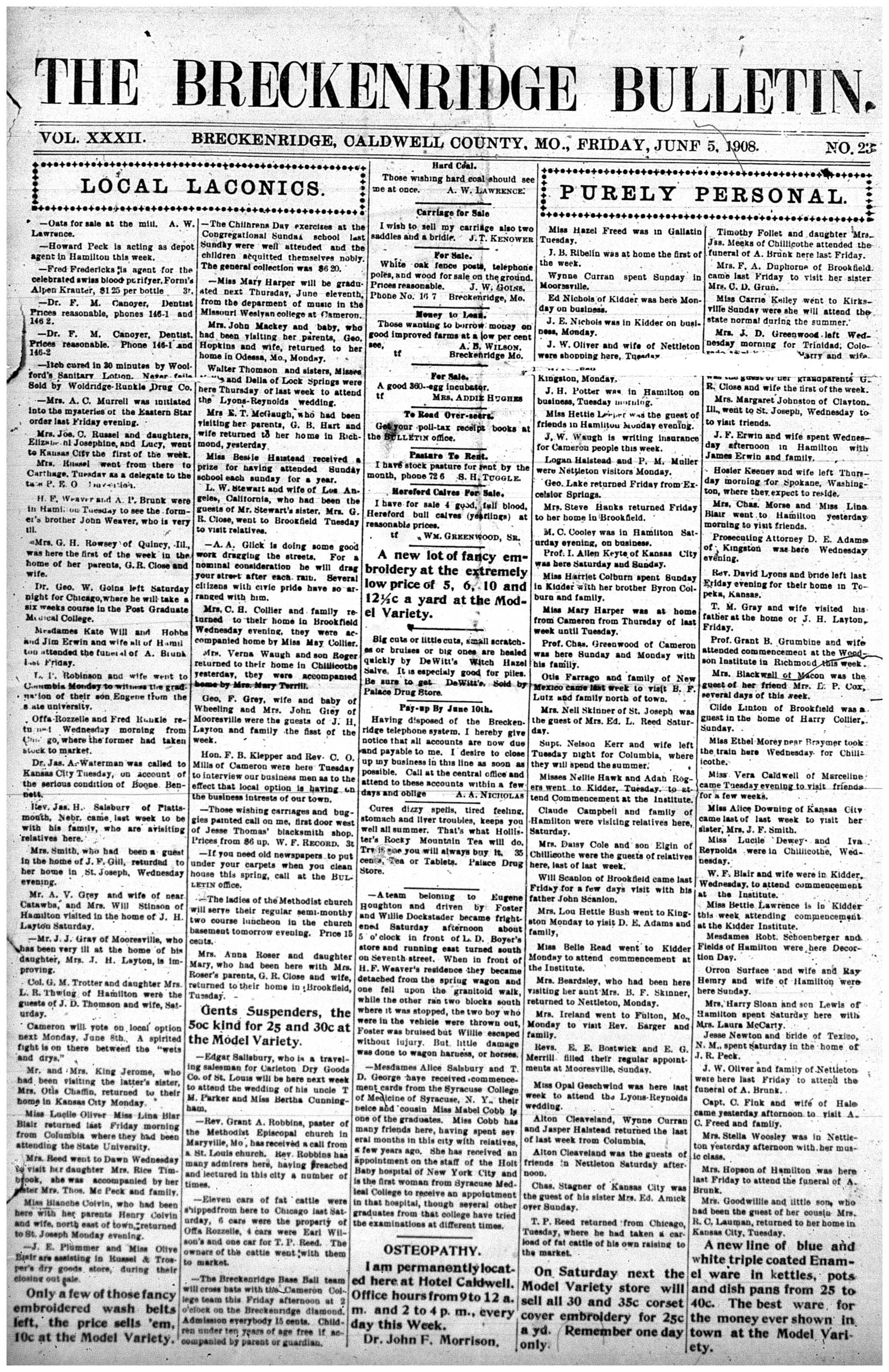 [Breckenridge Bulletin]