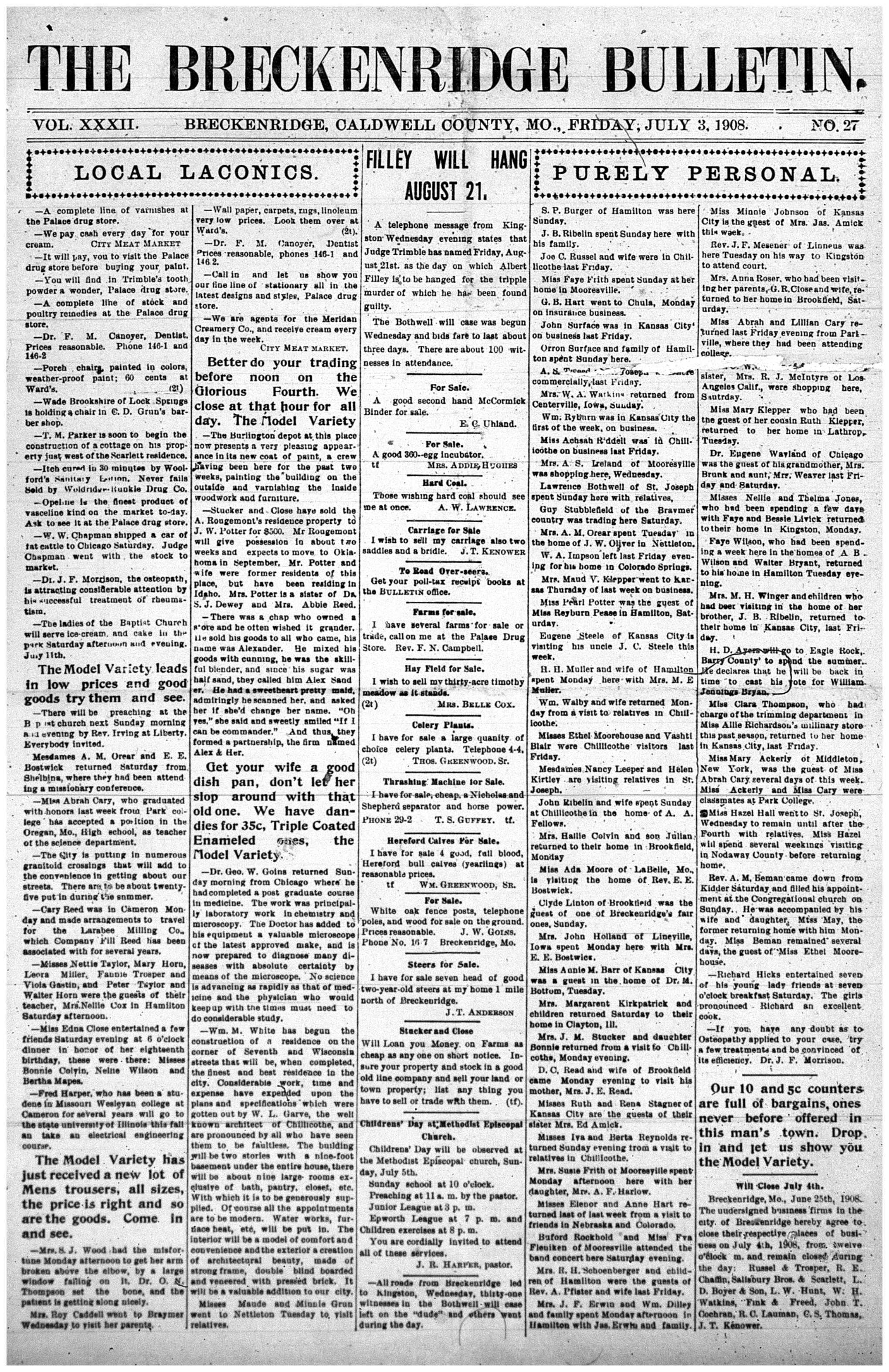 [Breckenridge Bulletin]