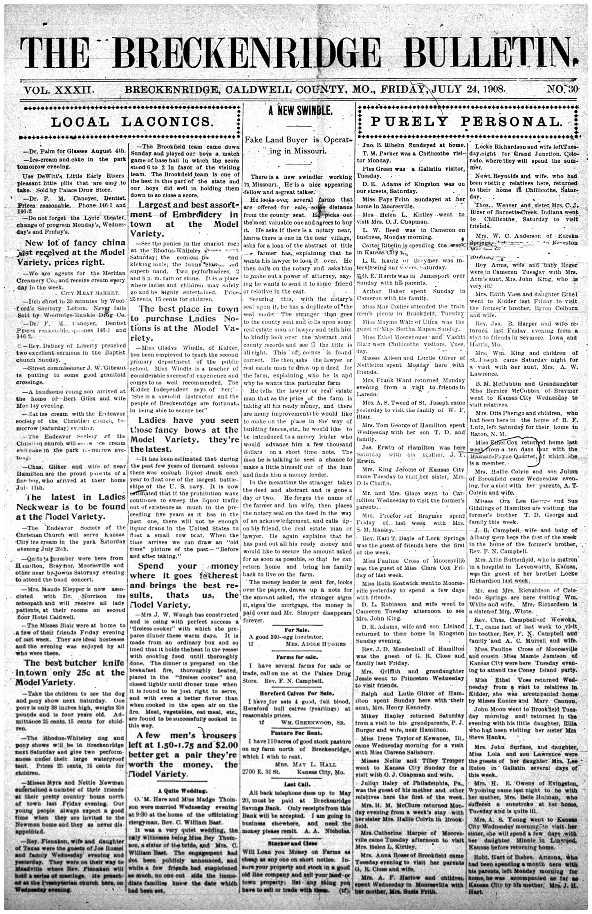 [Breckenridge Bulletin]