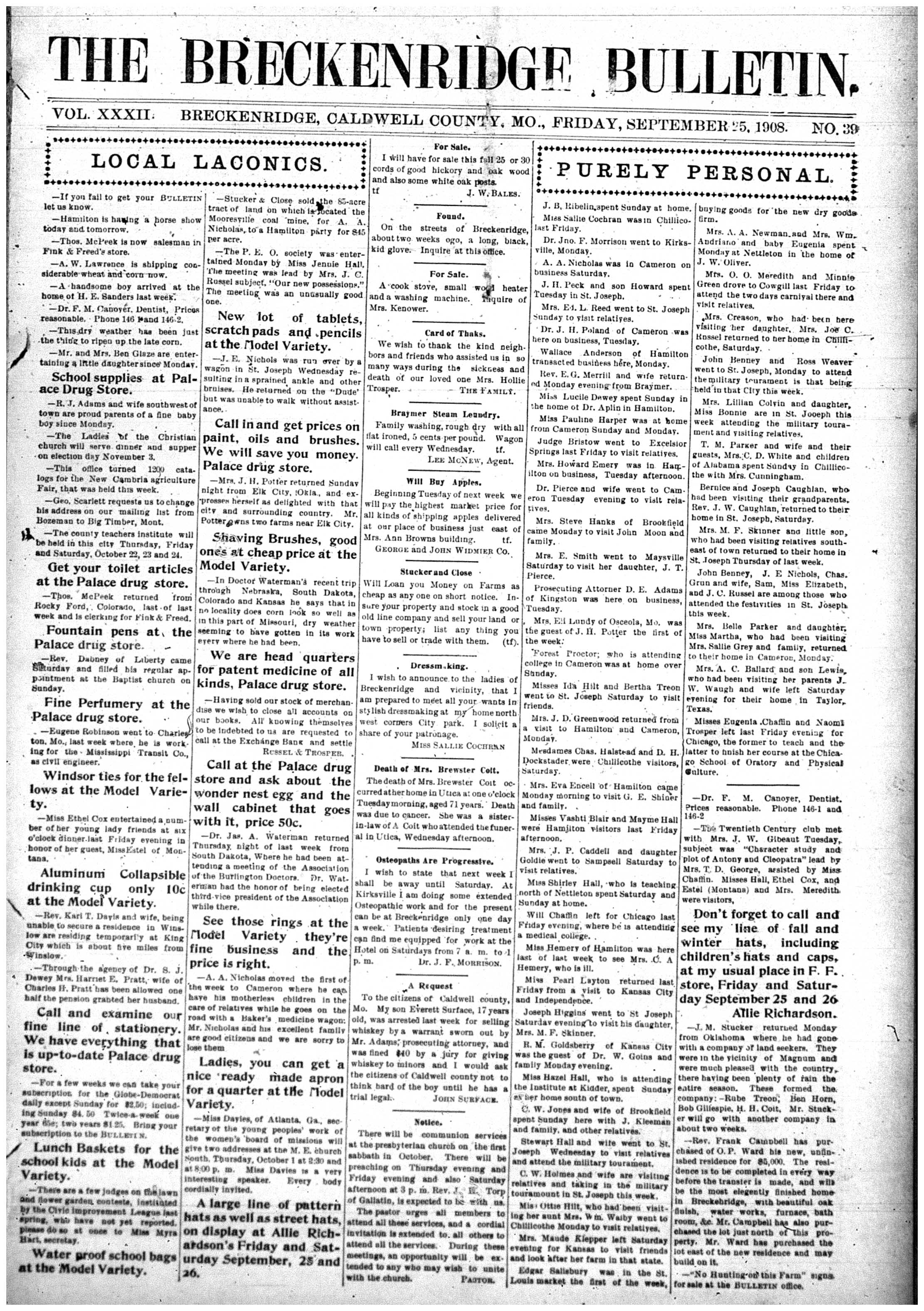 [Breckenridge Bulletin]