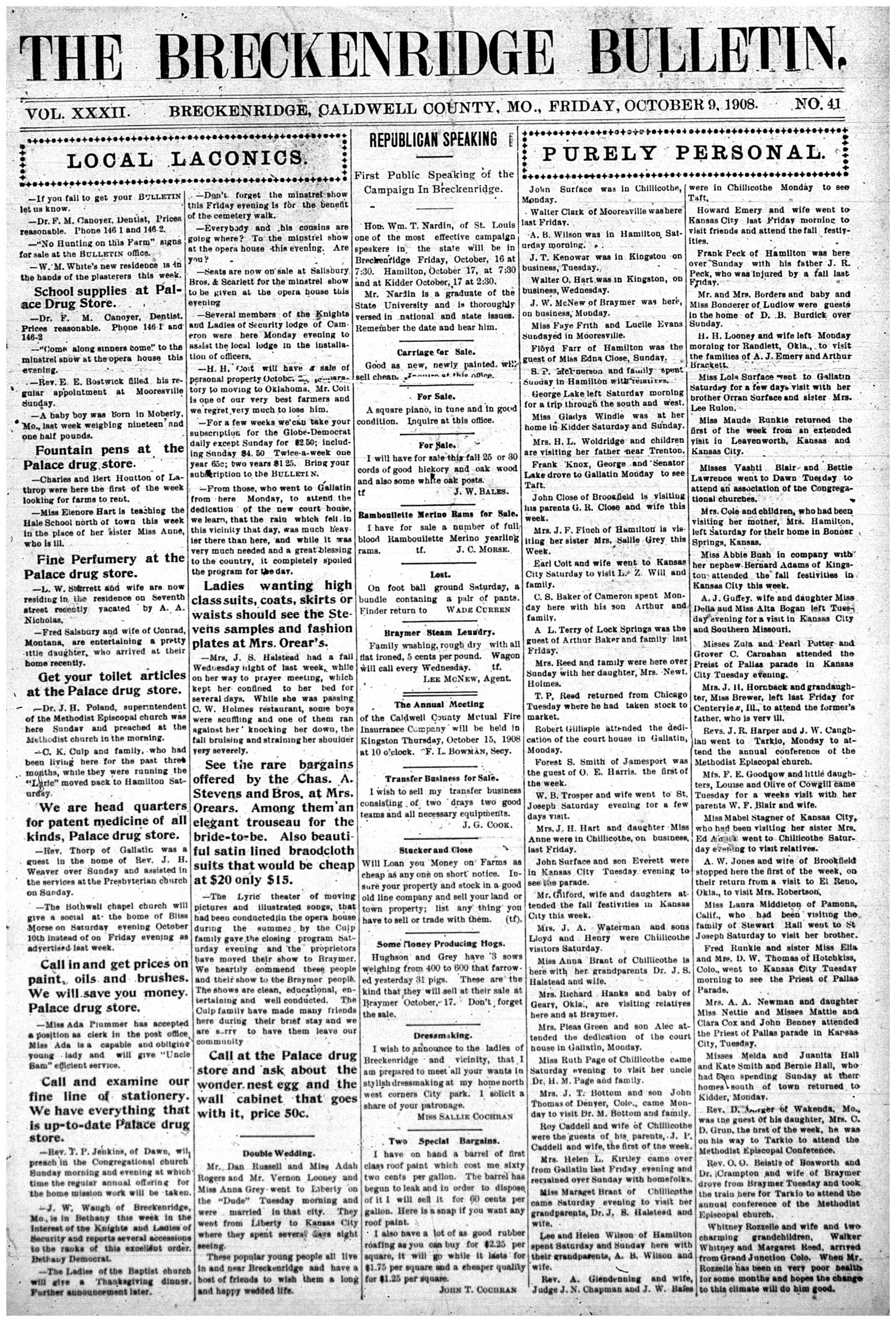 [Breckenridge Bulletin]