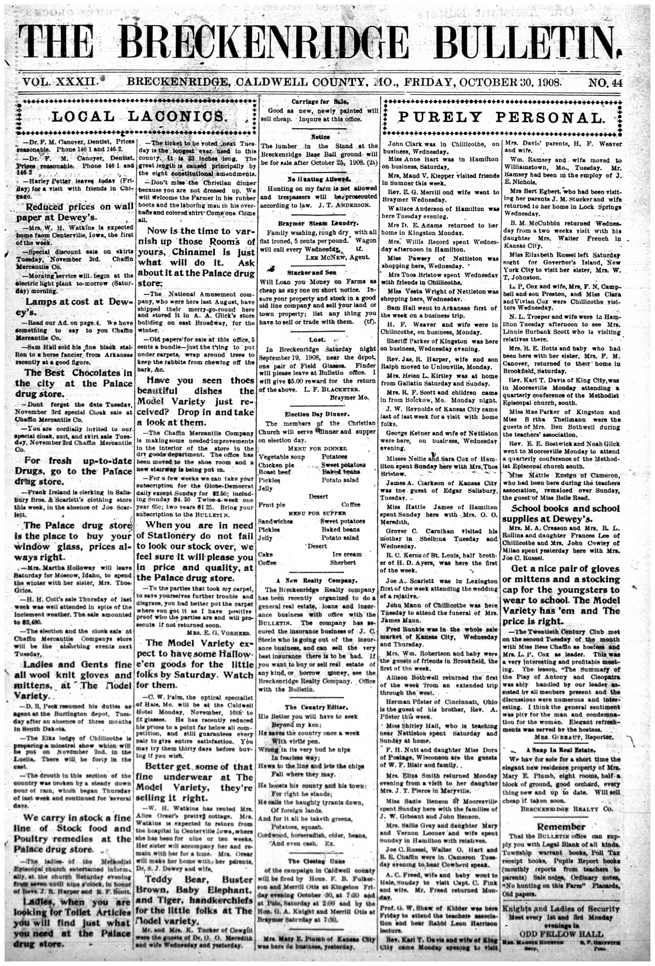 [Breckenridge Bulletin]