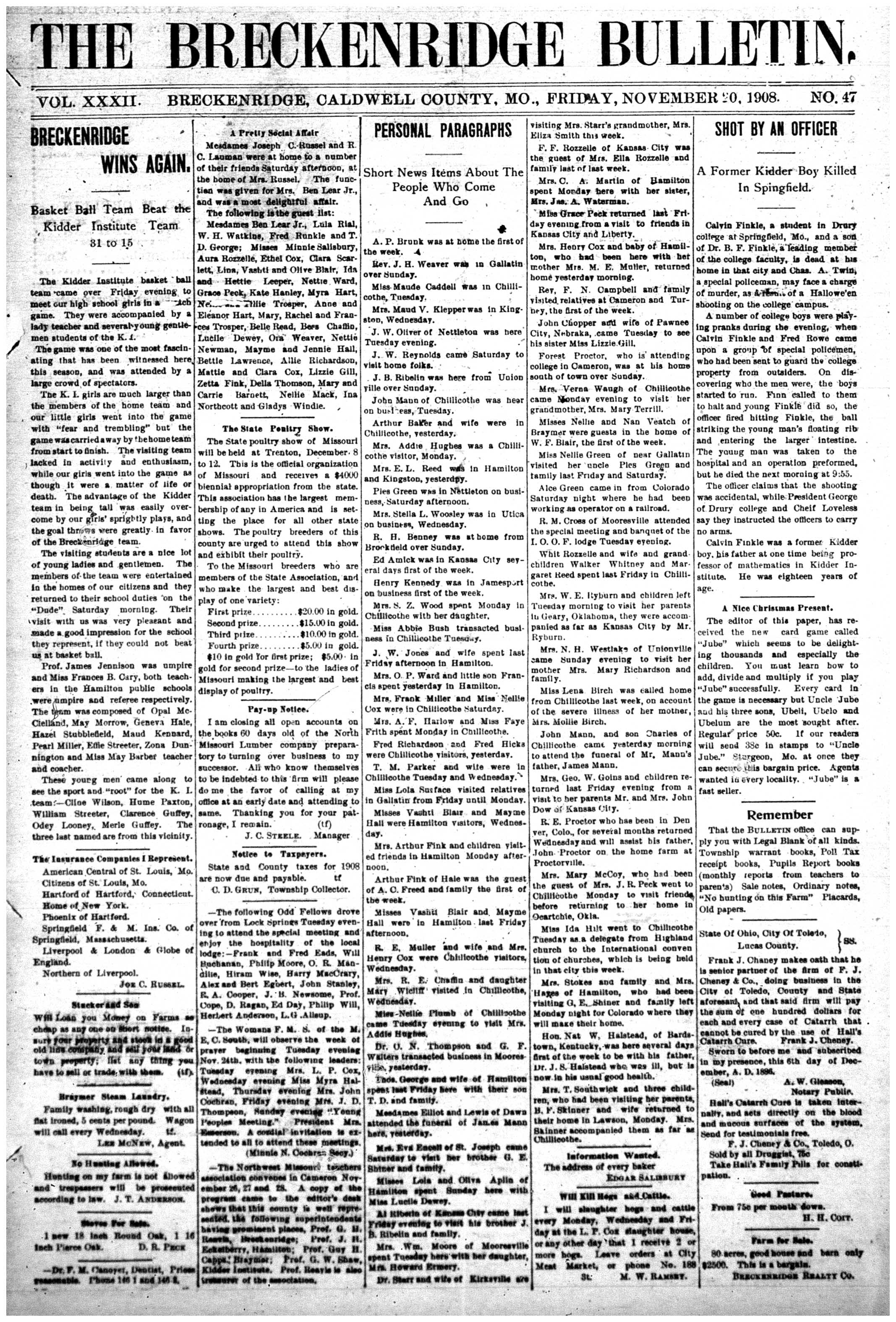 [Breckenridge Bulletin]