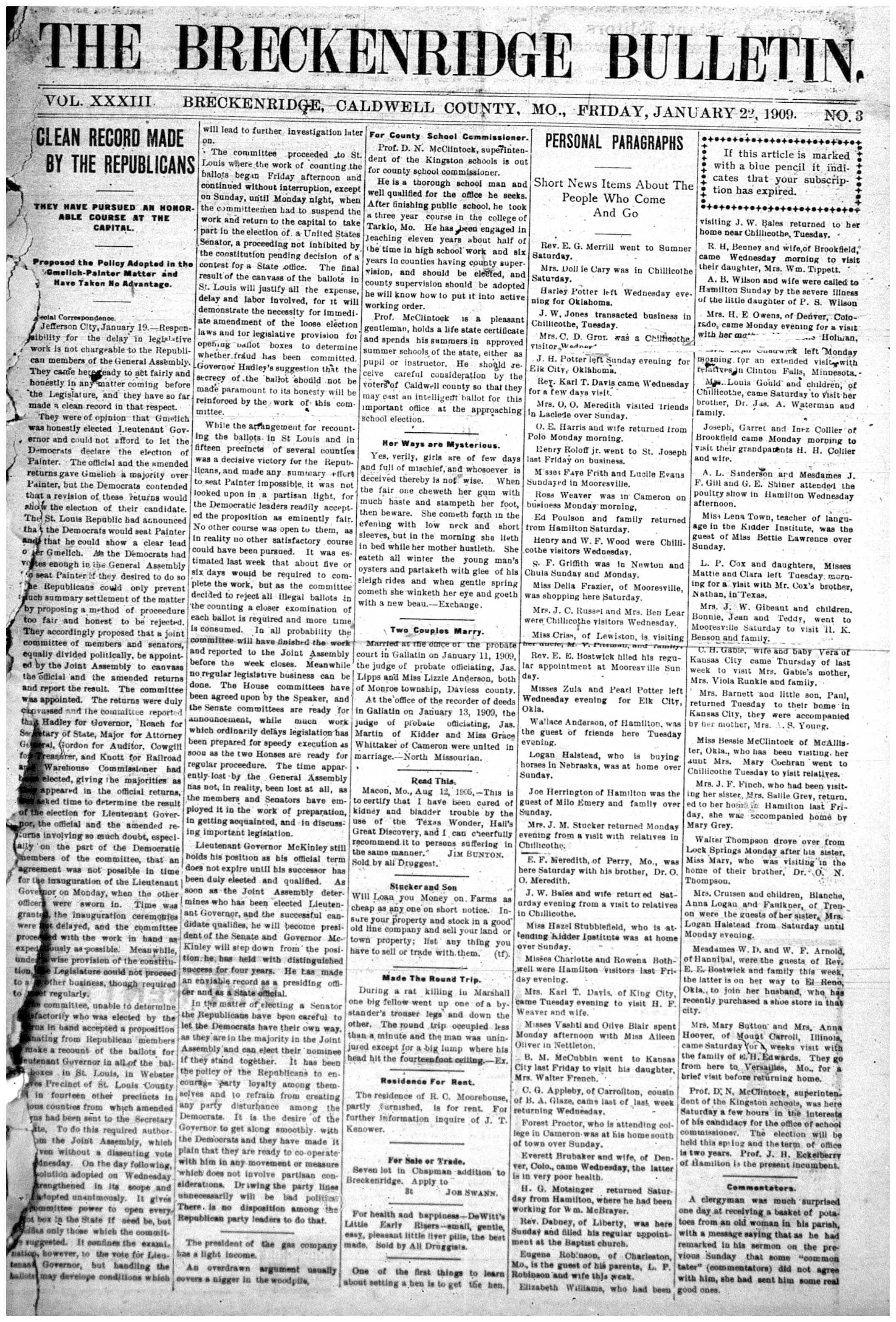 [Breckenridge Bulletin]