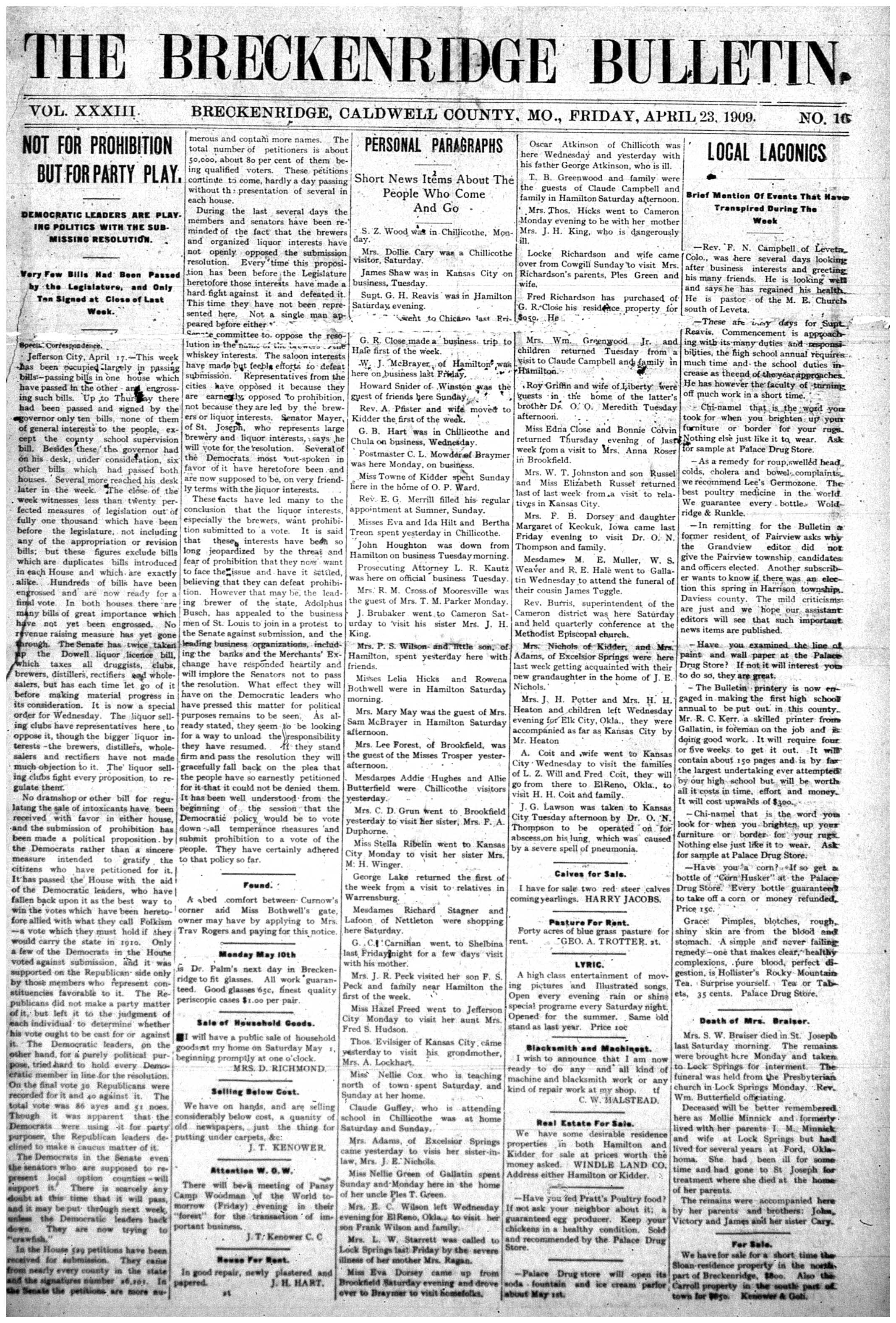 [Breckenridge Bulletin]