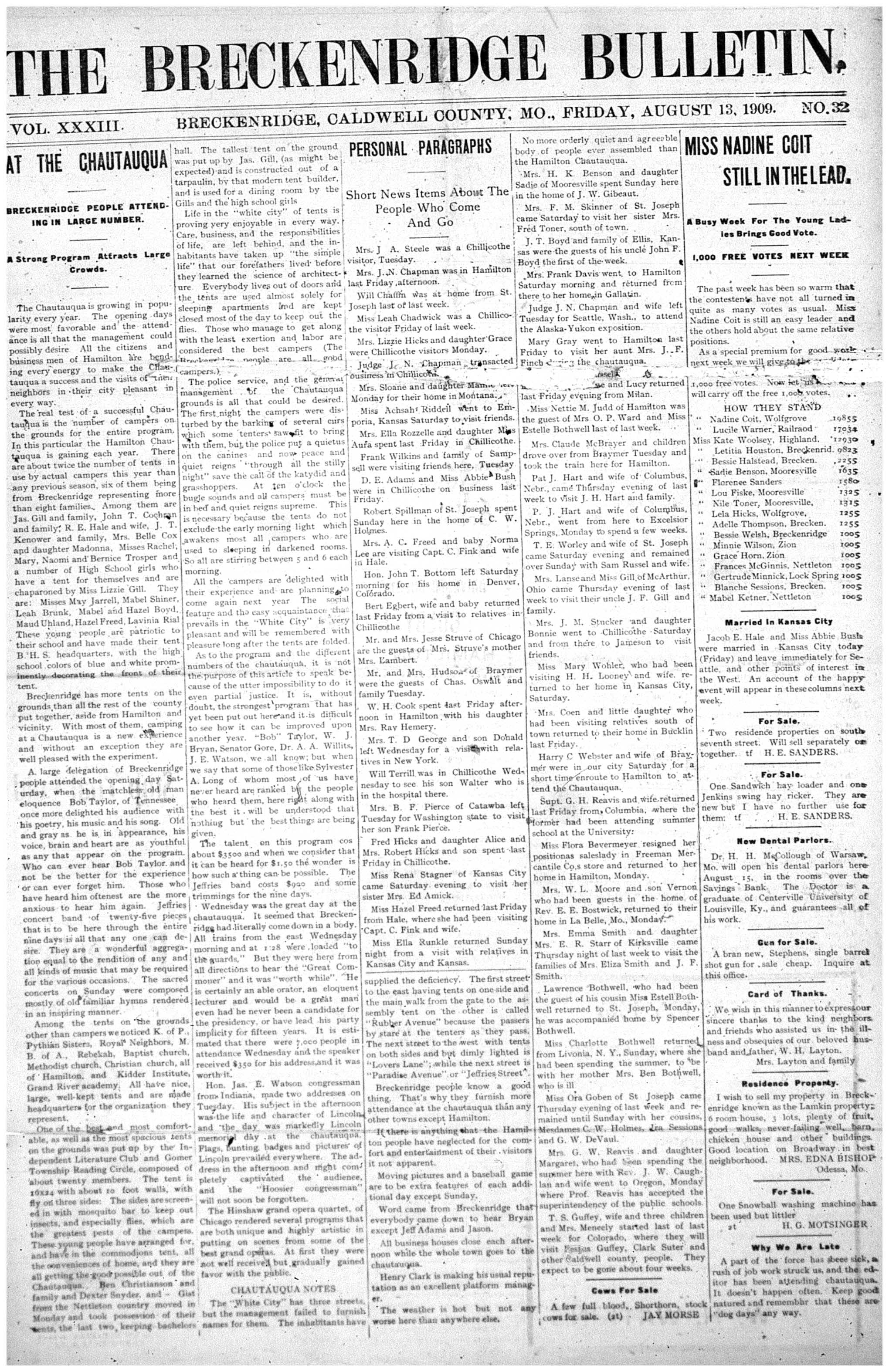 [Breckenridge Bulletin]