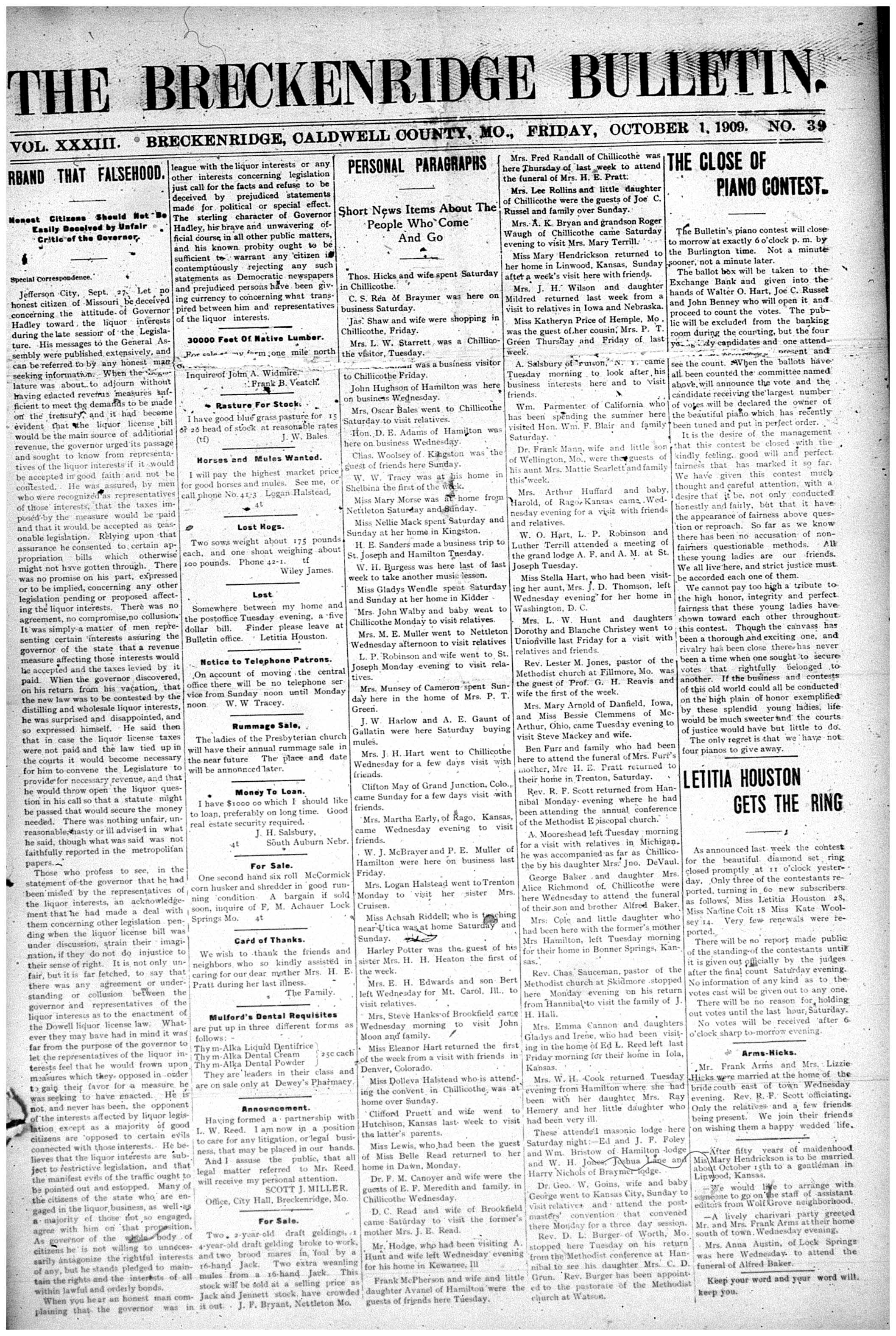 [Breckenridge Bulletin]