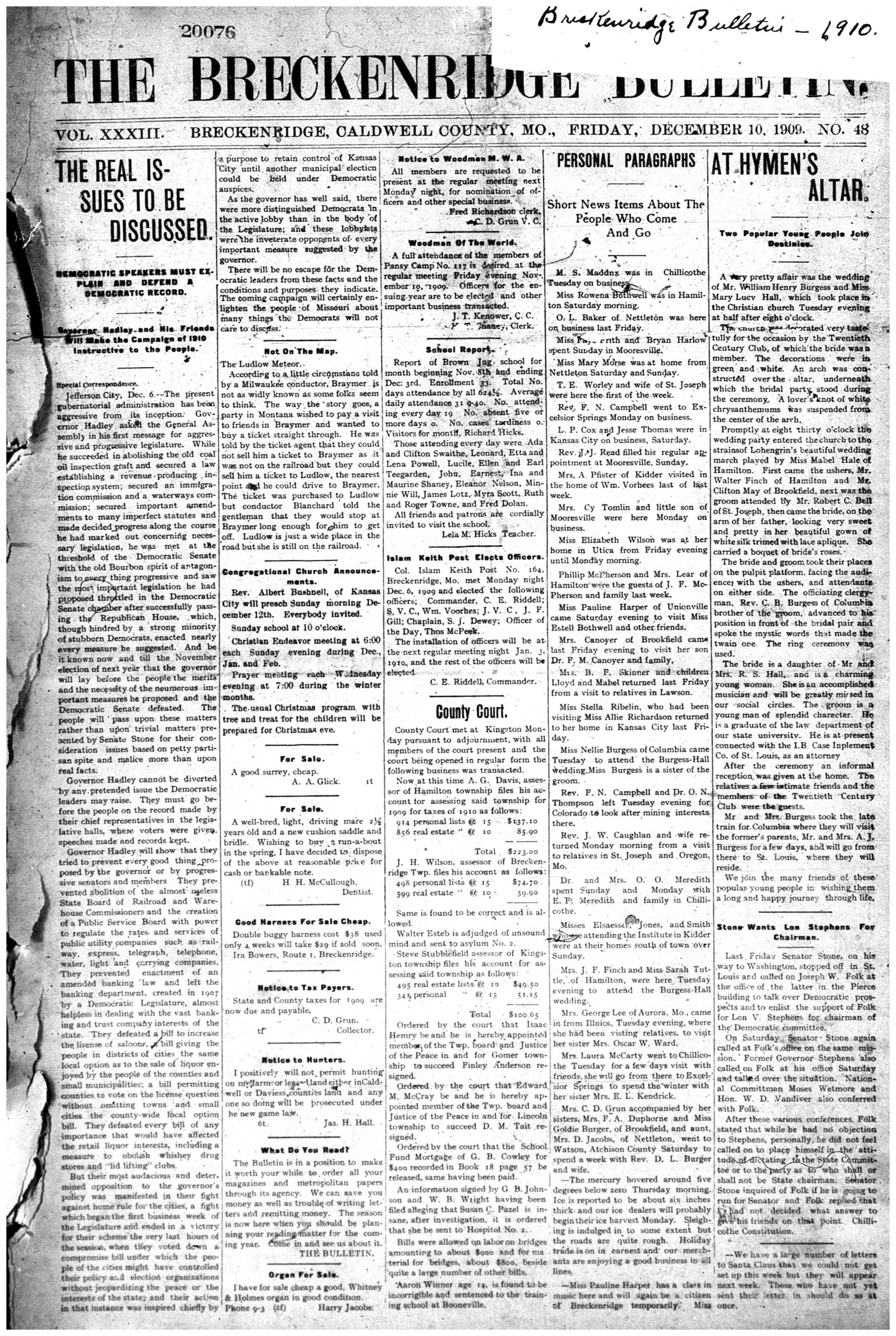 [Breckenridge Bulletin]