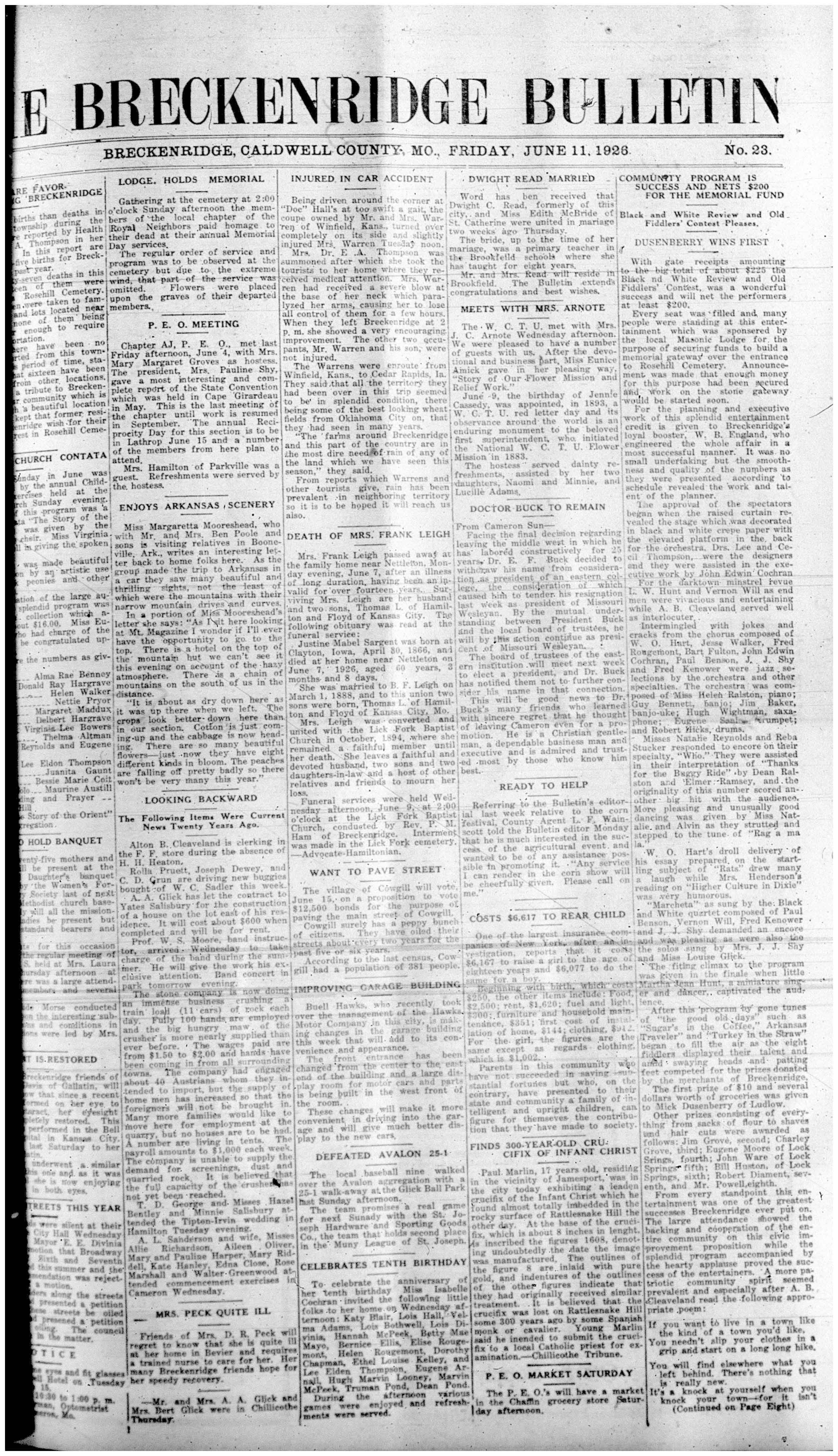 [Breckenridge Bulletin]