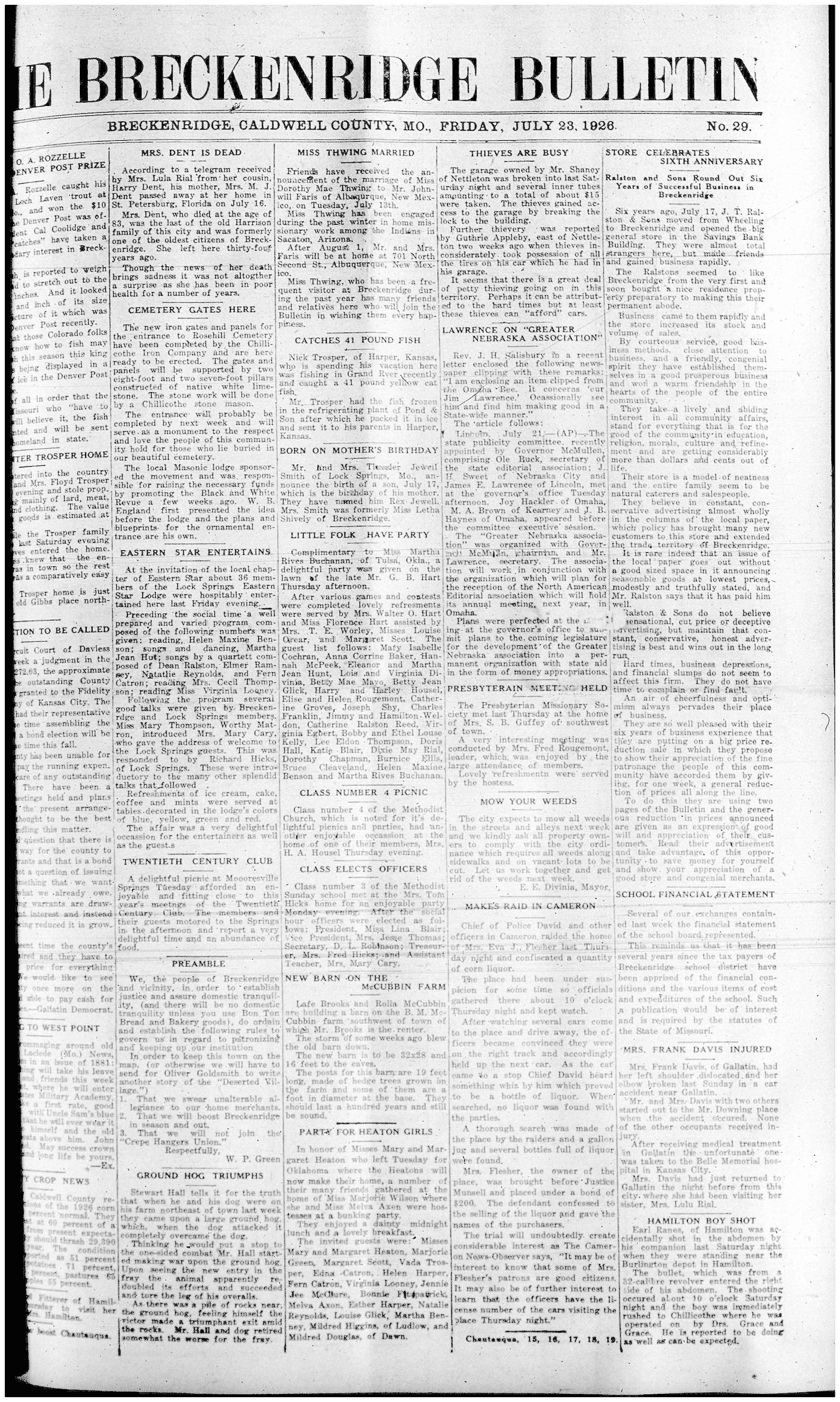 [Breckenridge Bulletin]