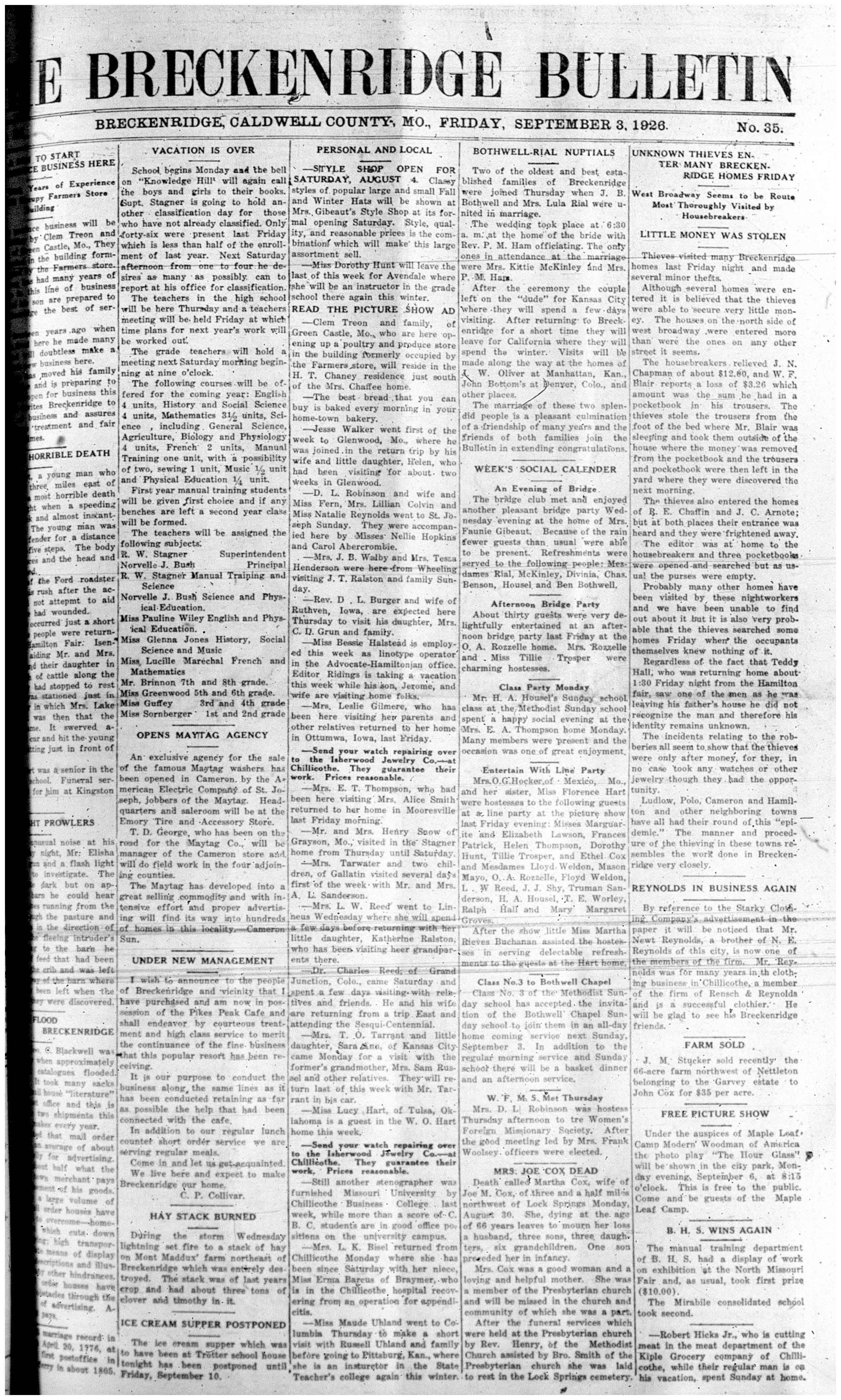 [Breckenridge Bulletin]