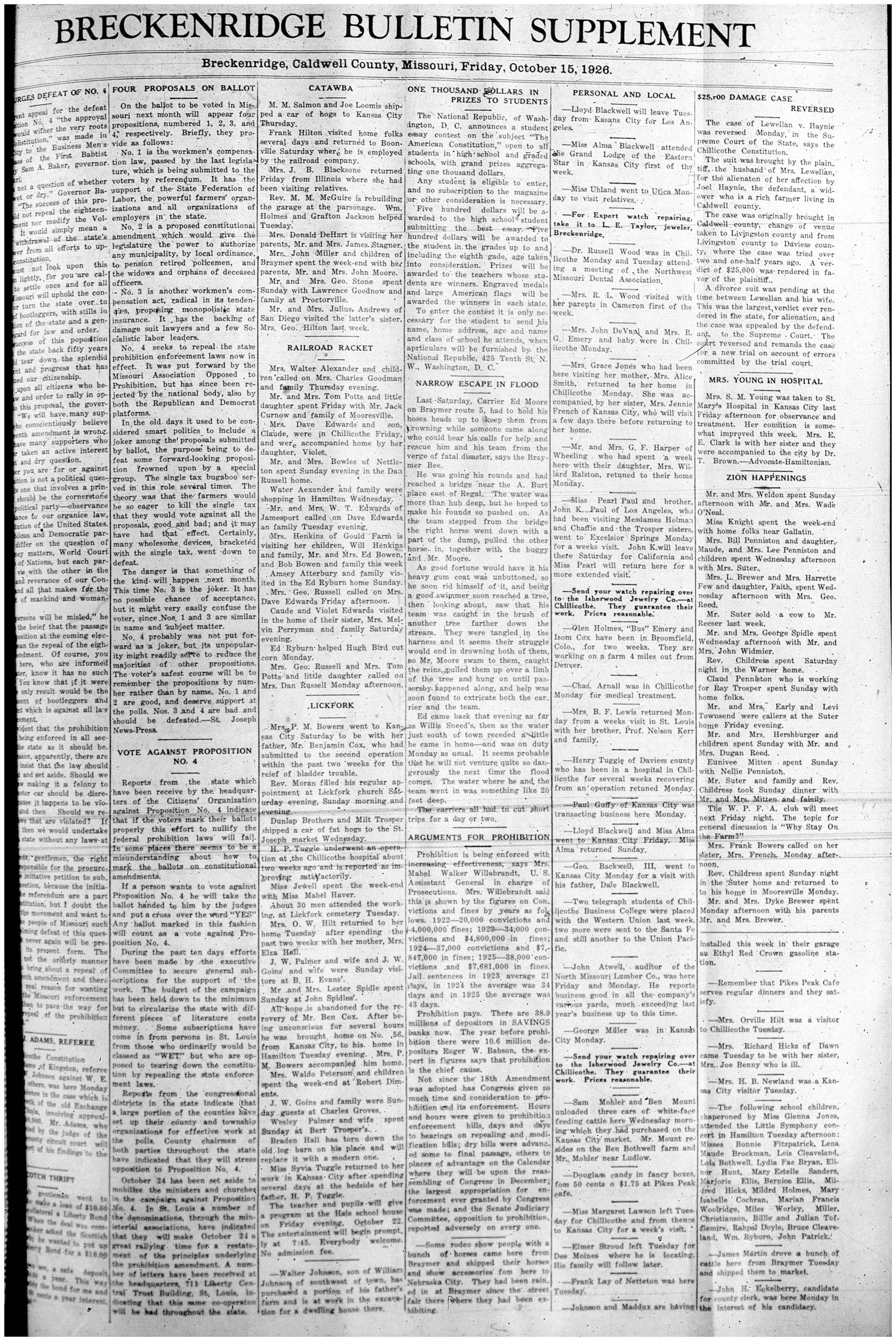 [Breckenridge Bulletin]