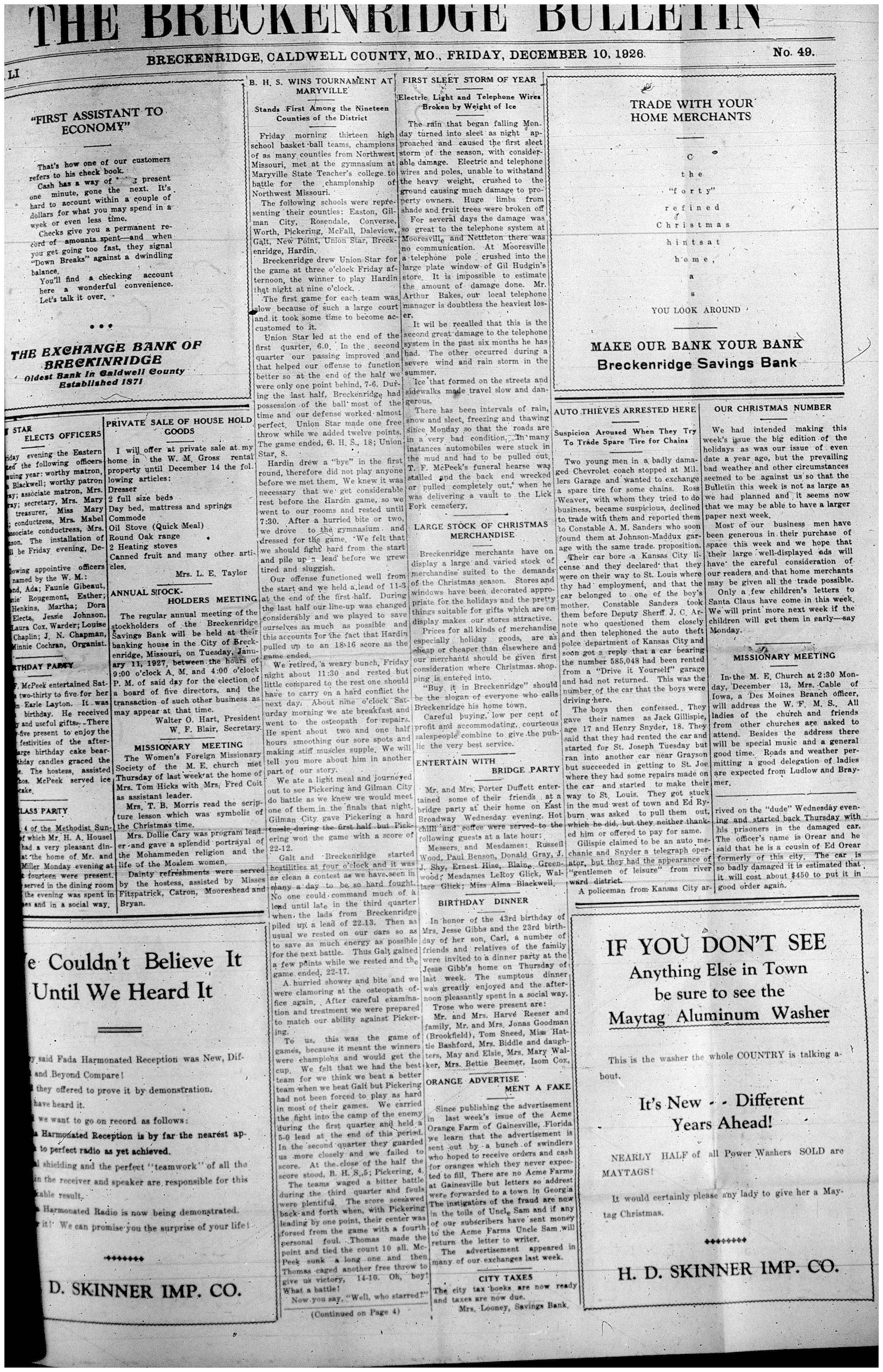 [Breckenridge Bulletin]