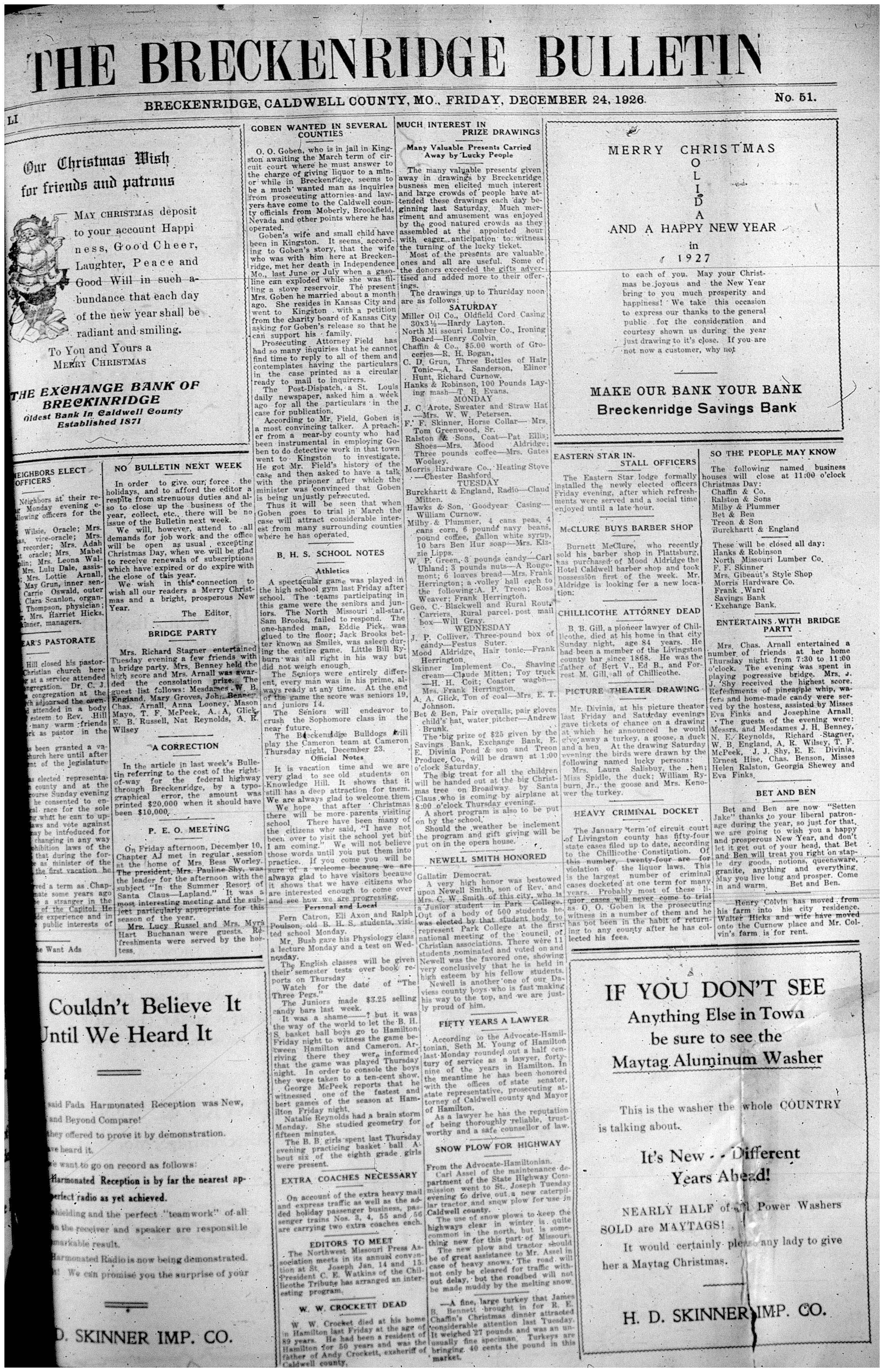 [Breckenridge Bulletin]