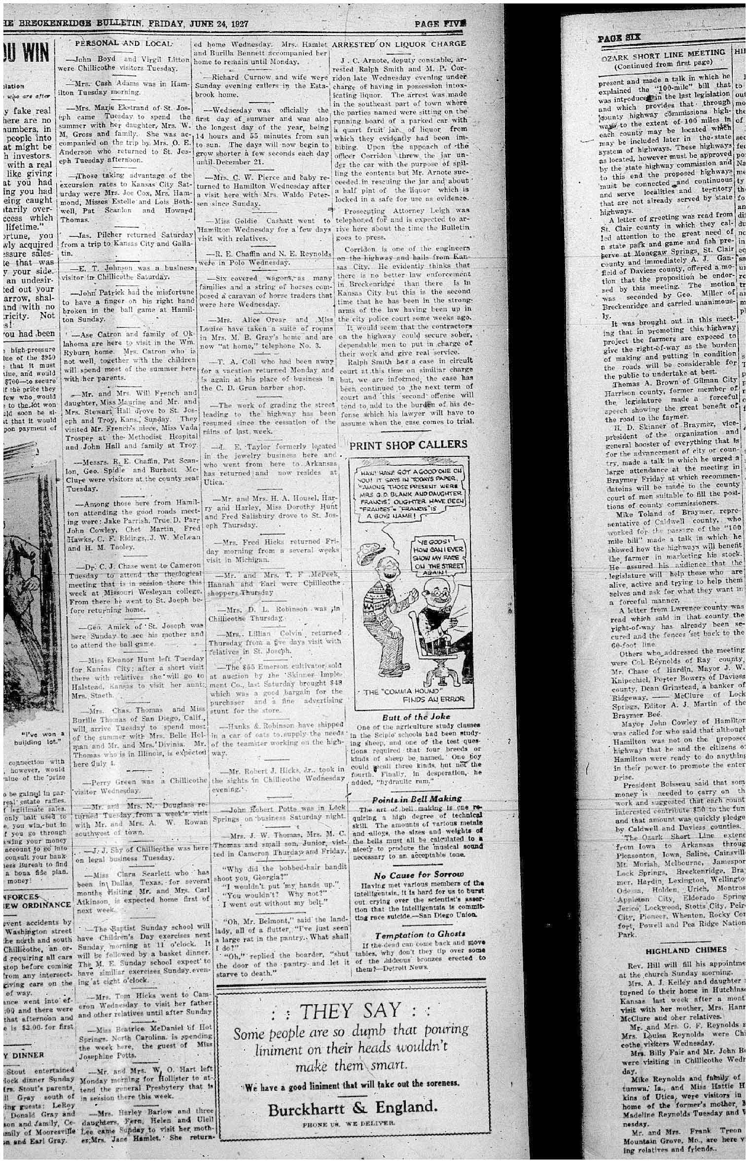 [Breckenridge Bulletin]