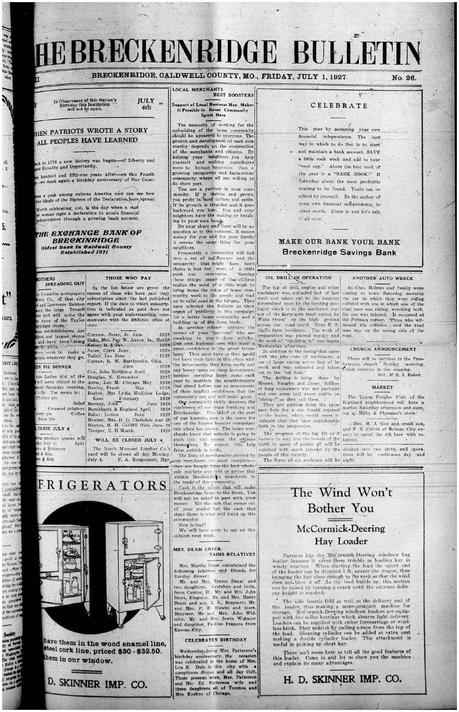 [Breckenridge Bulletin]