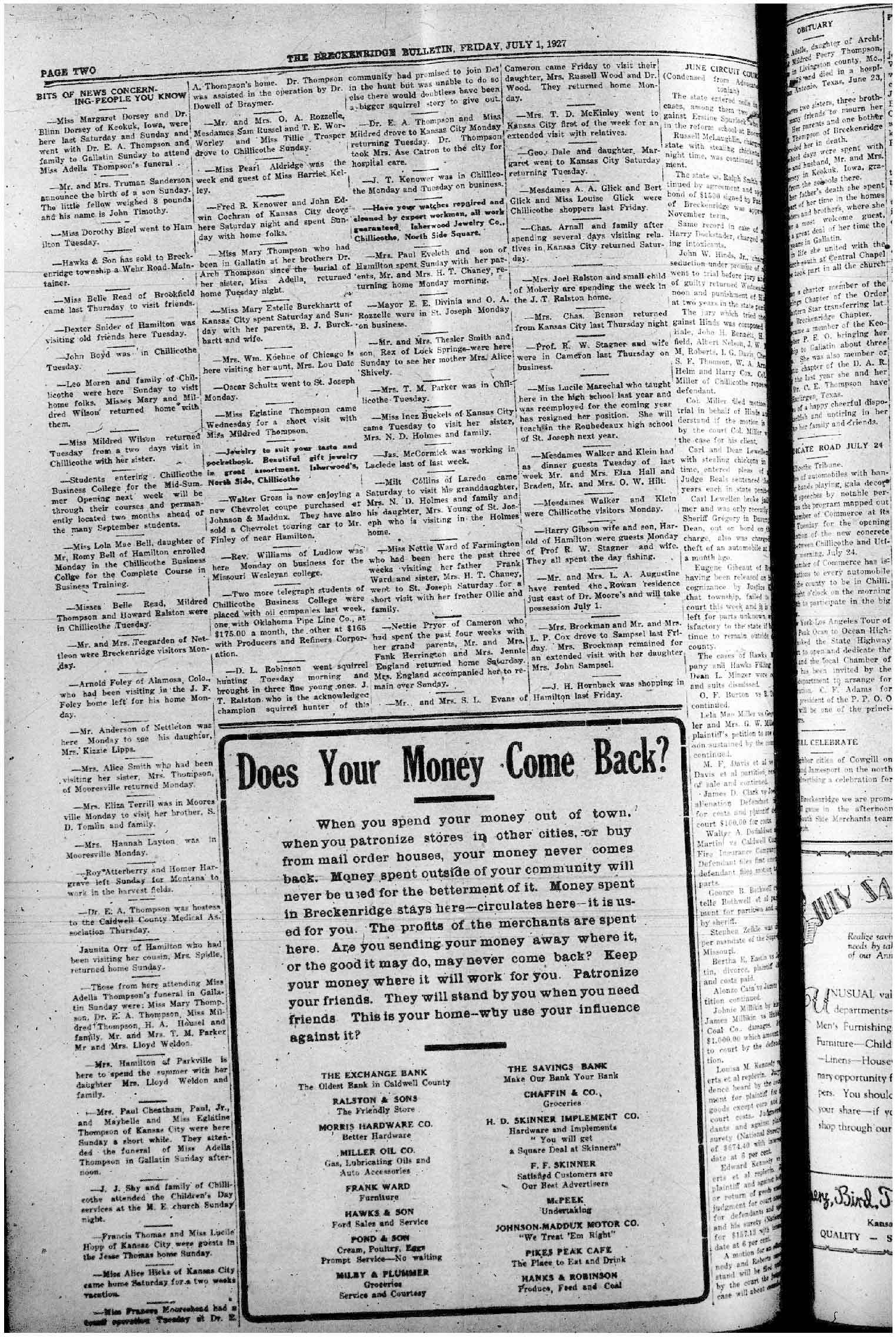 [Breckenridge Bulletin]