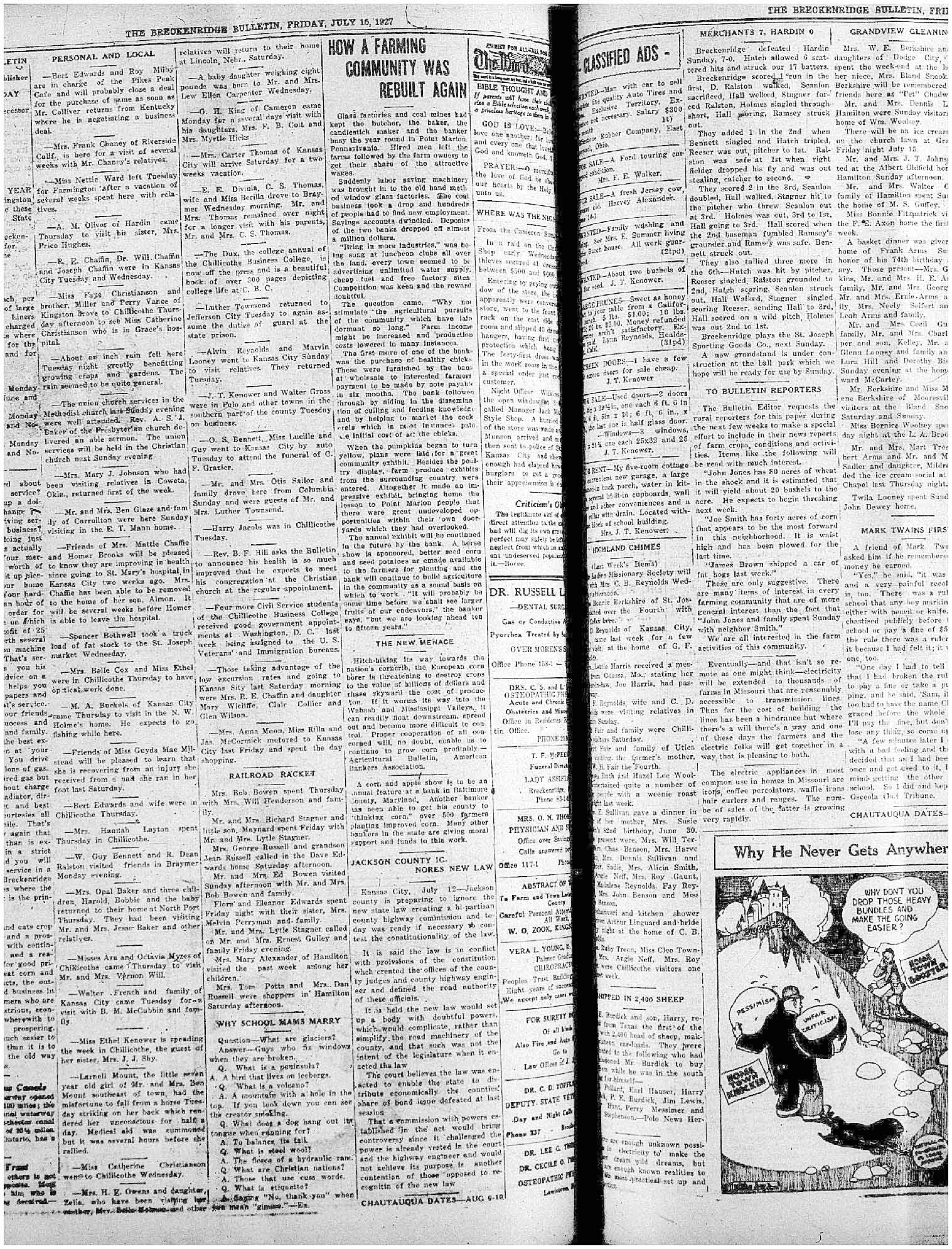 [Breckenridge Bulletin]