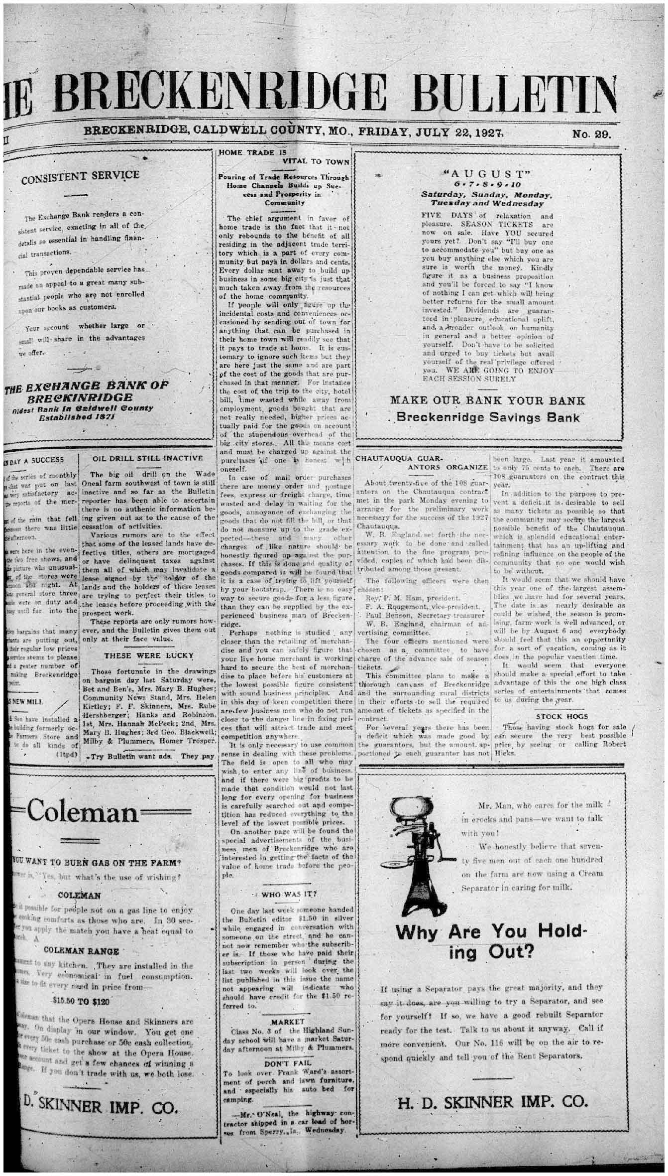 [Breckenridge Bulletin]