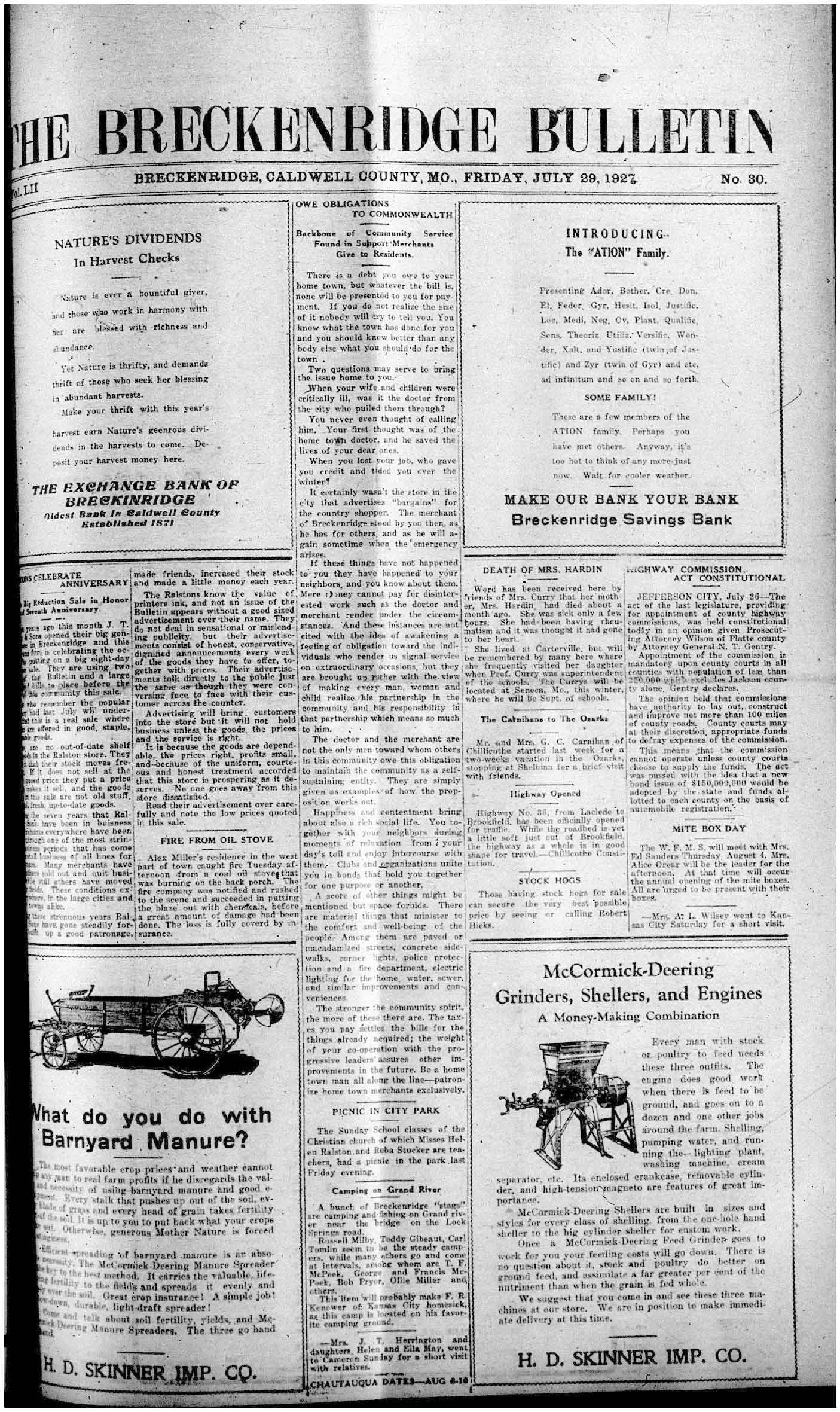 [Breckenridge Bulletin]