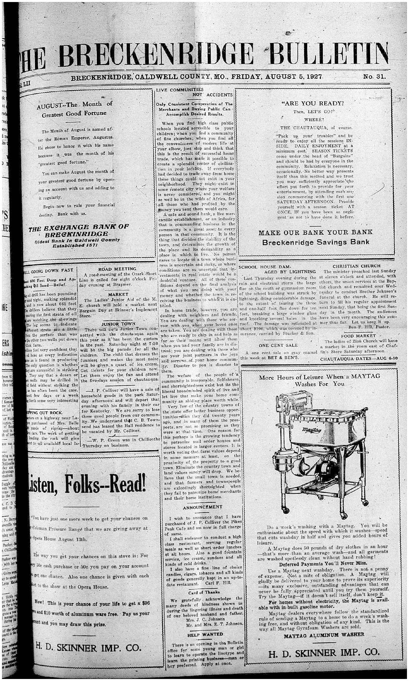 [Breckenridge Bulletin]