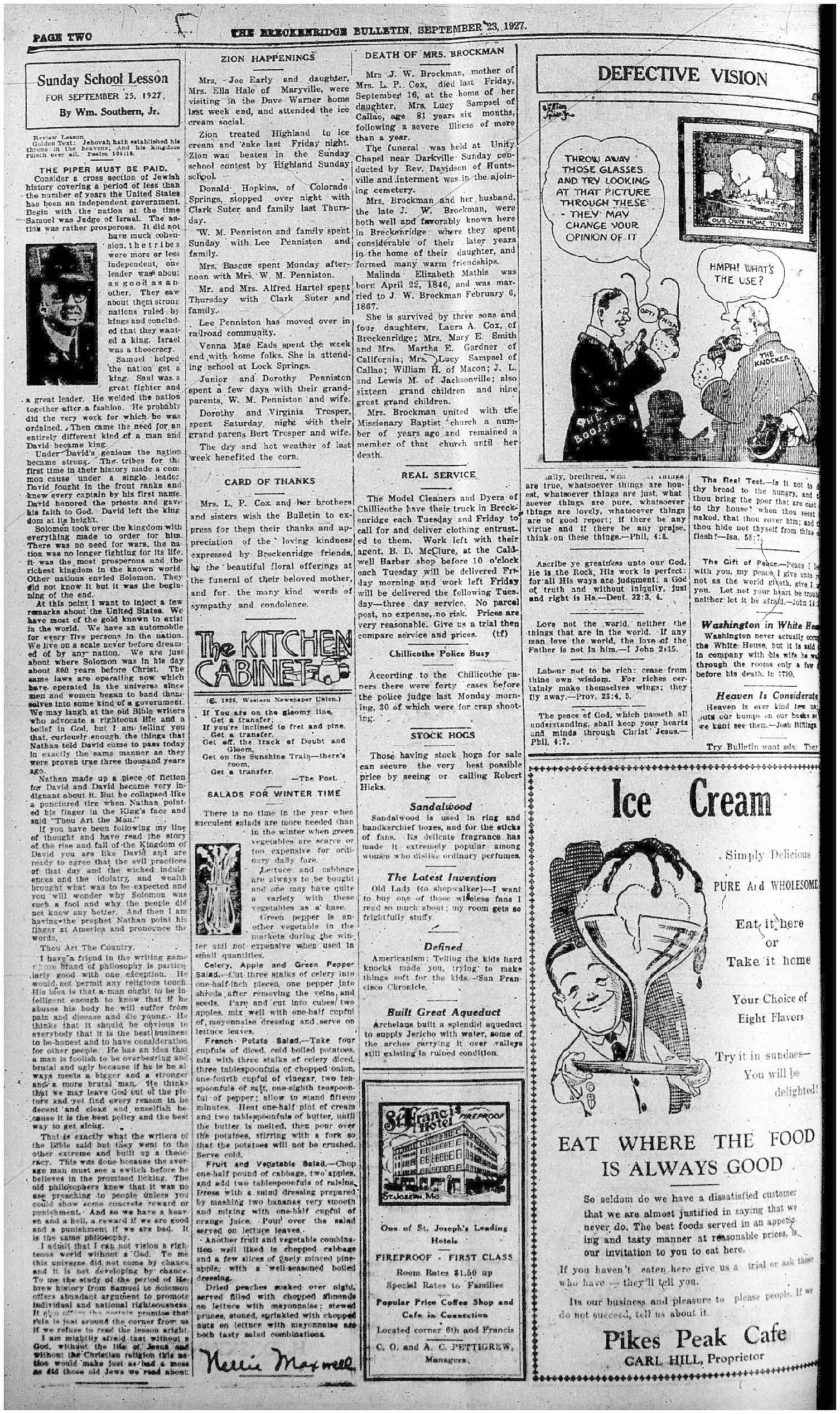 [Breckenridge Bulletin]