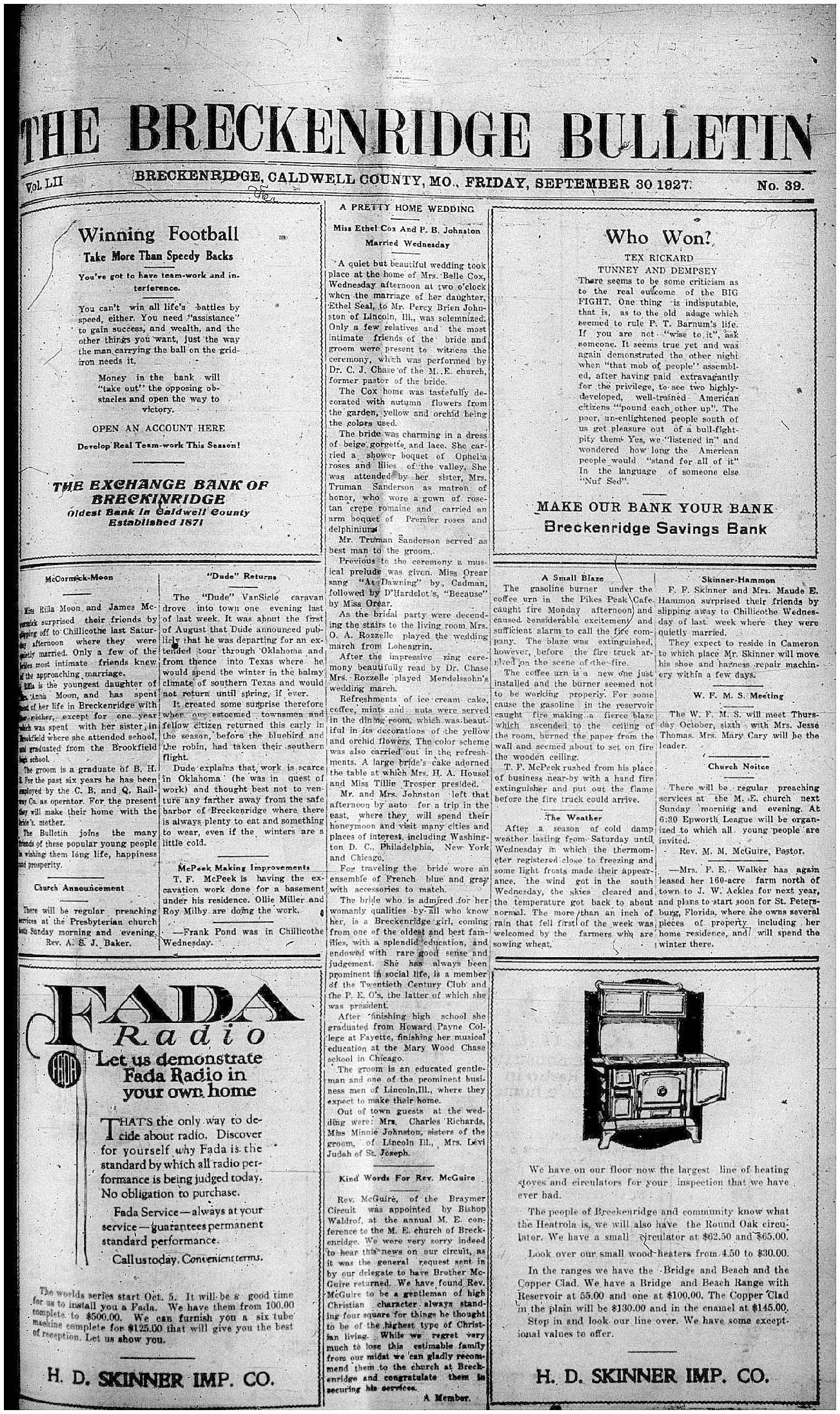 [Breckenridge Bulletin]