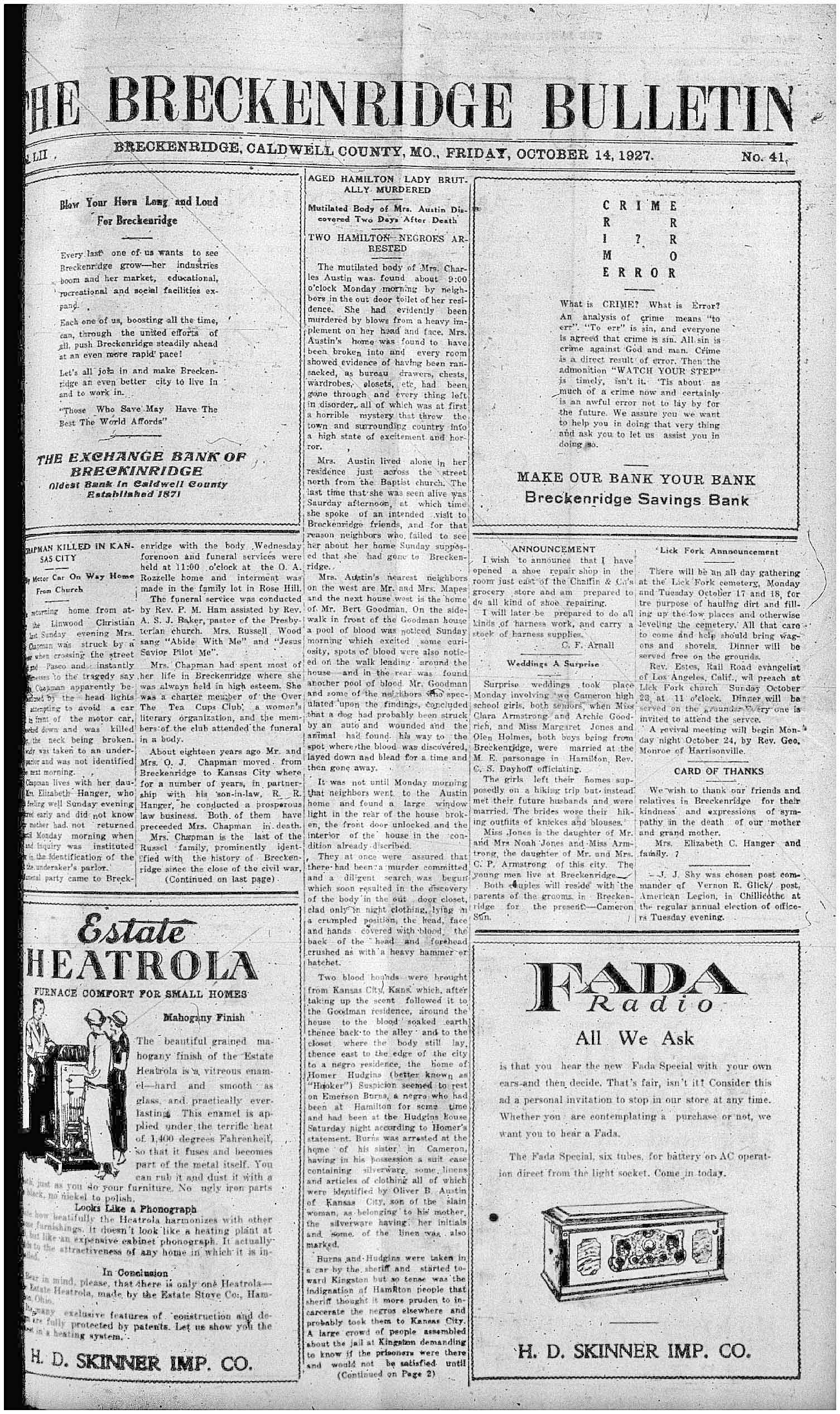 [Breckenridge Bulletin]