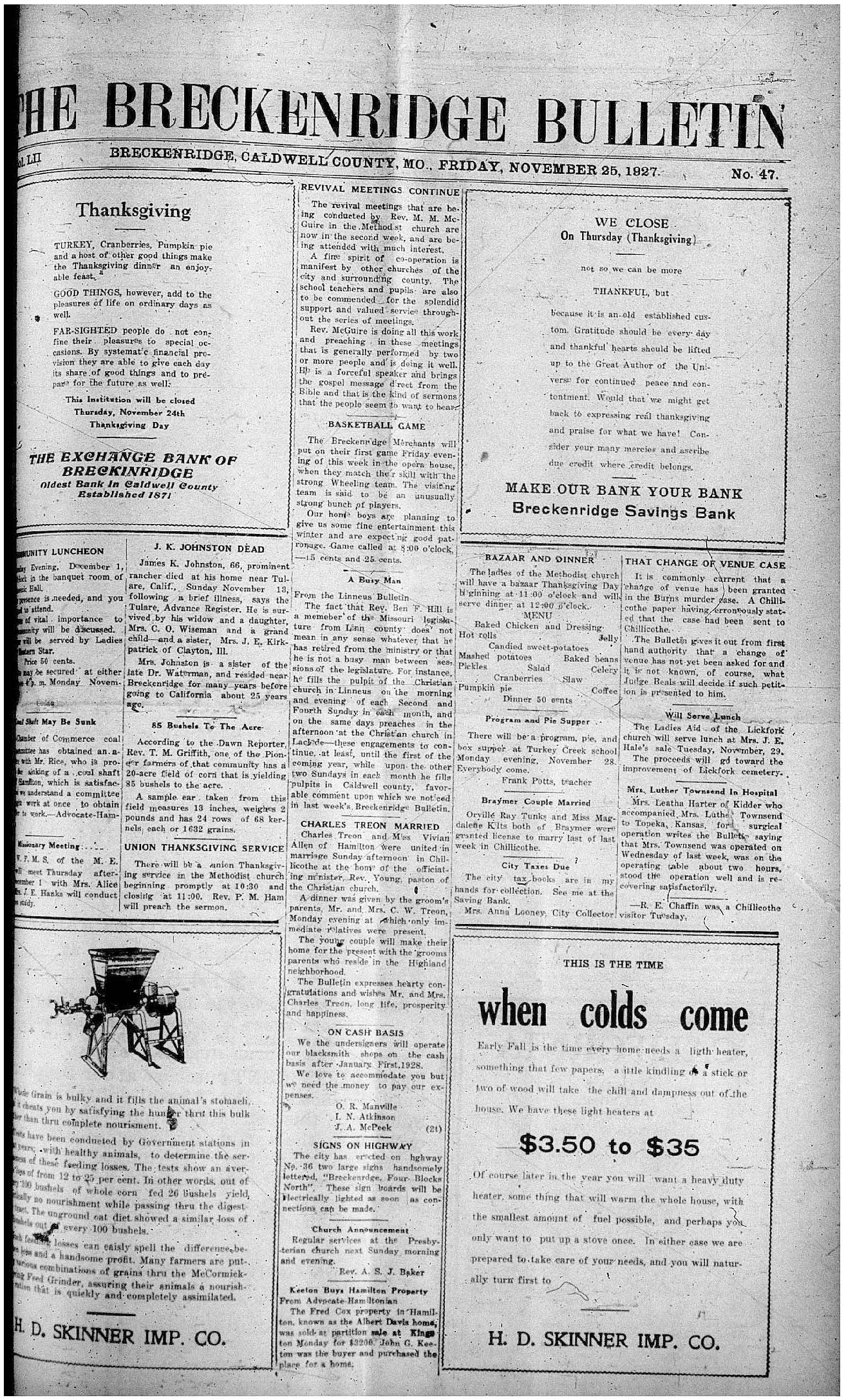 [Breckenridge Bulletin]